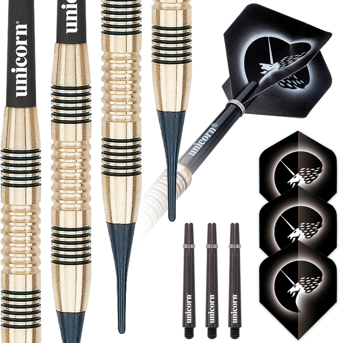 Unicorn Core Brass Soft Tip Darts
