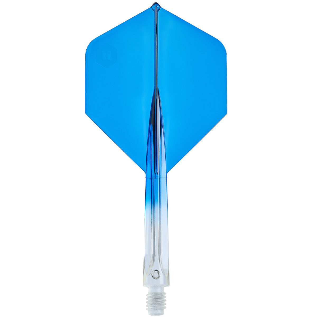 Unicorn Forge Plus Clear Two Tone Integrated Dart Flights & Shafts main product image on a white background.