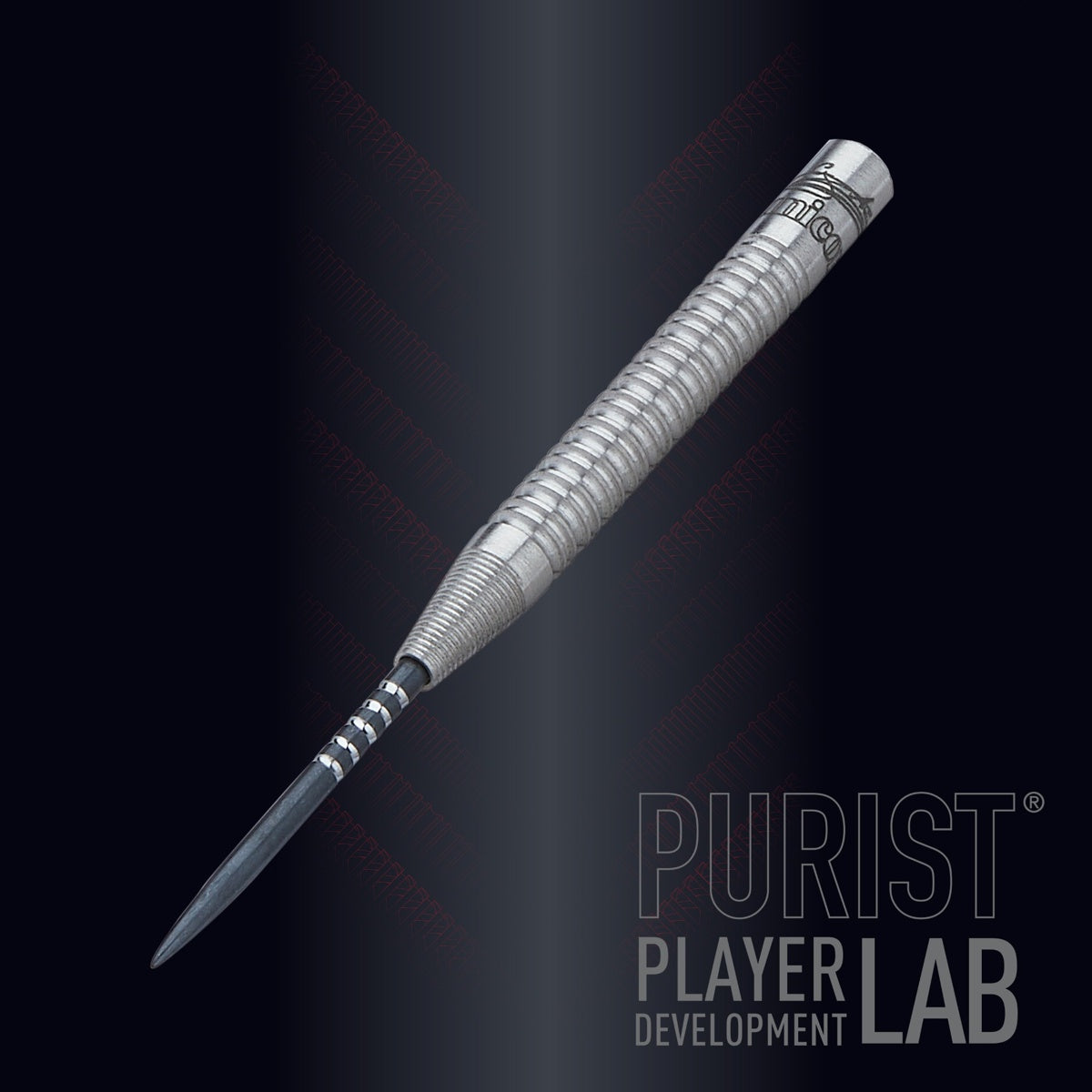Gary Anderson Phase 4 Purist Steel Tip Darts angled product image displaying the barrel profile, grip layout, and design features