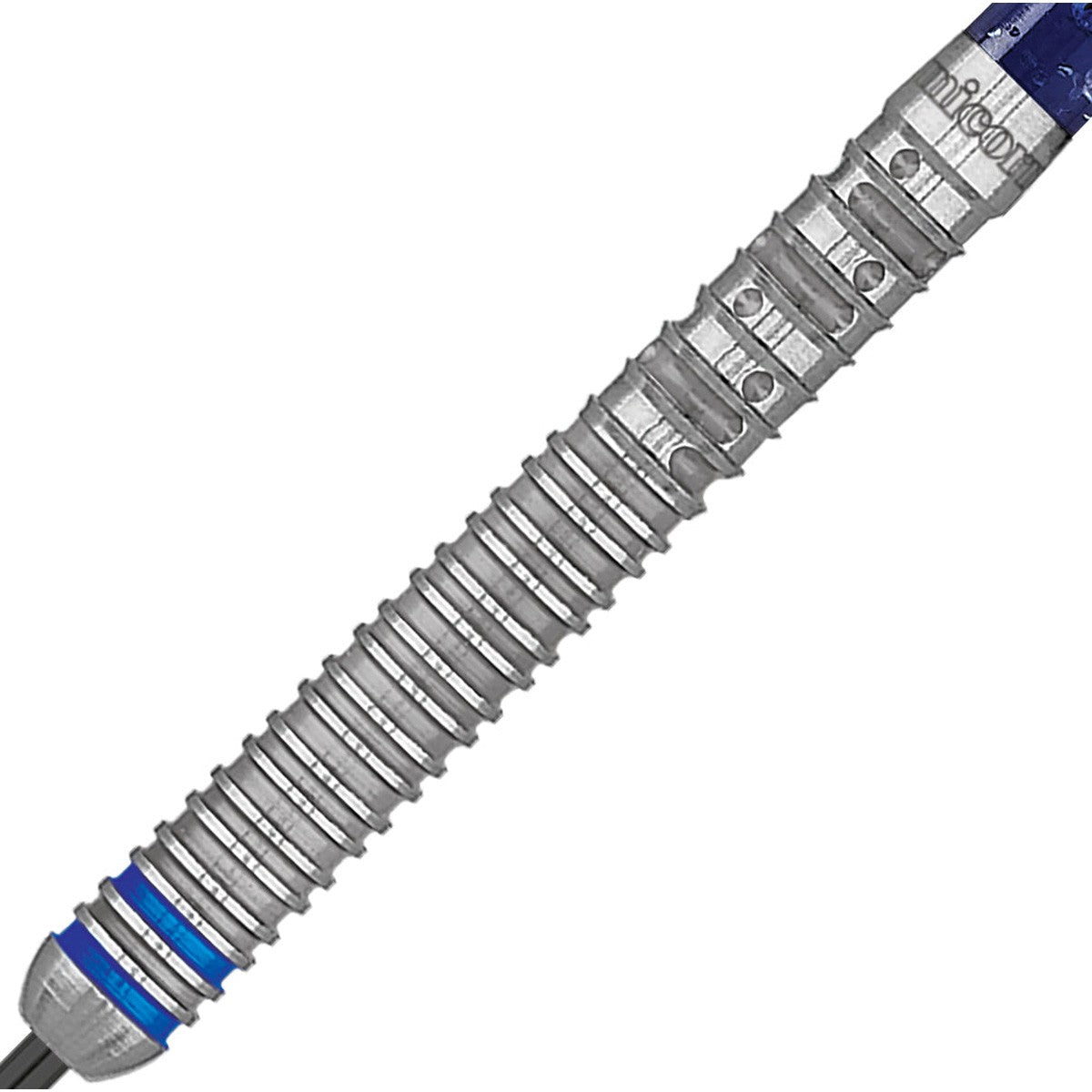 Gary Anderson Phase 5 World Champion Steel Tip Darts close up image showing detailed grip patterns, machining, coating, and precision craftsmanship