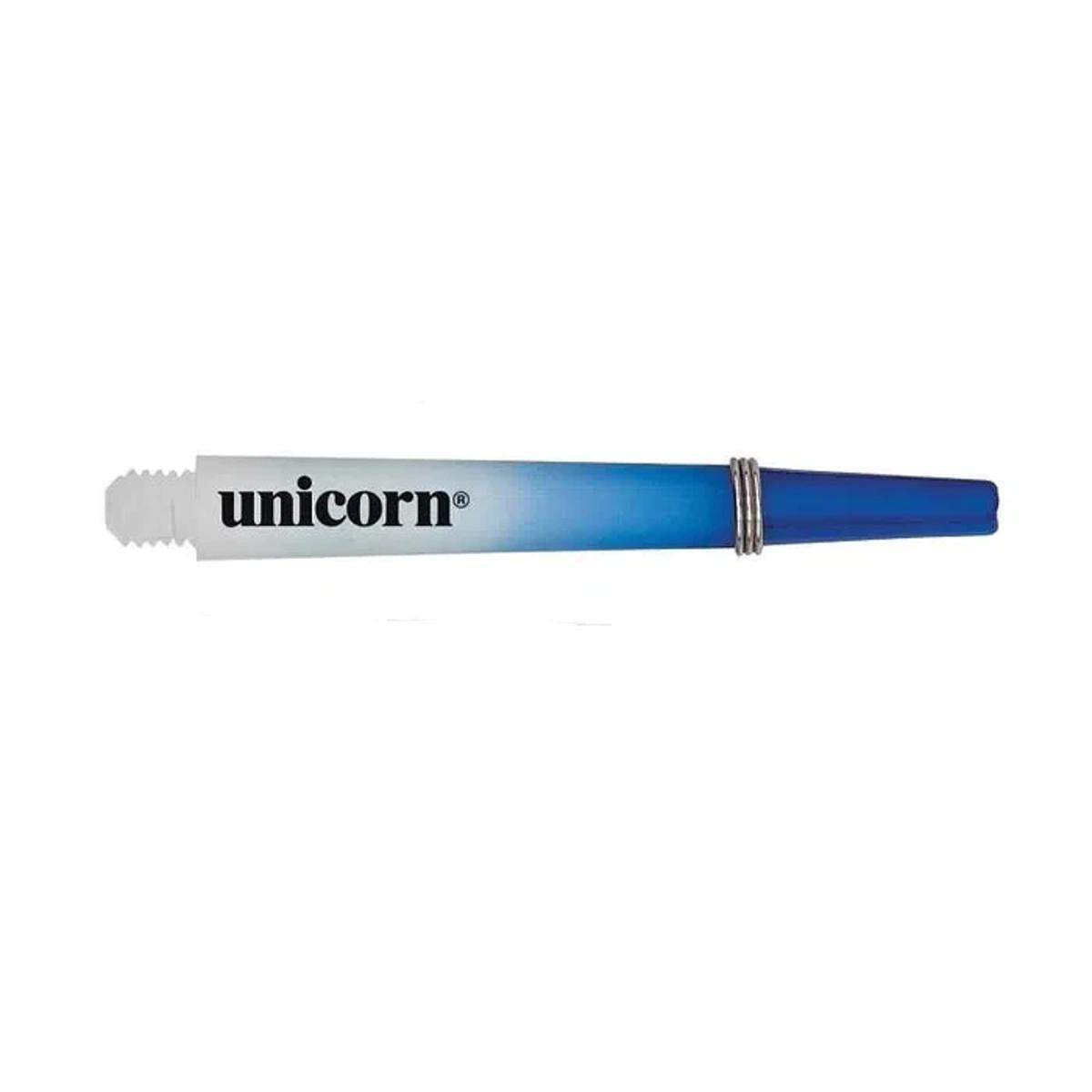 Unicorn Gripper 3 Two Tone Ring Grip Dart Stems Shafts main product image showing the dart stems and retail packaging