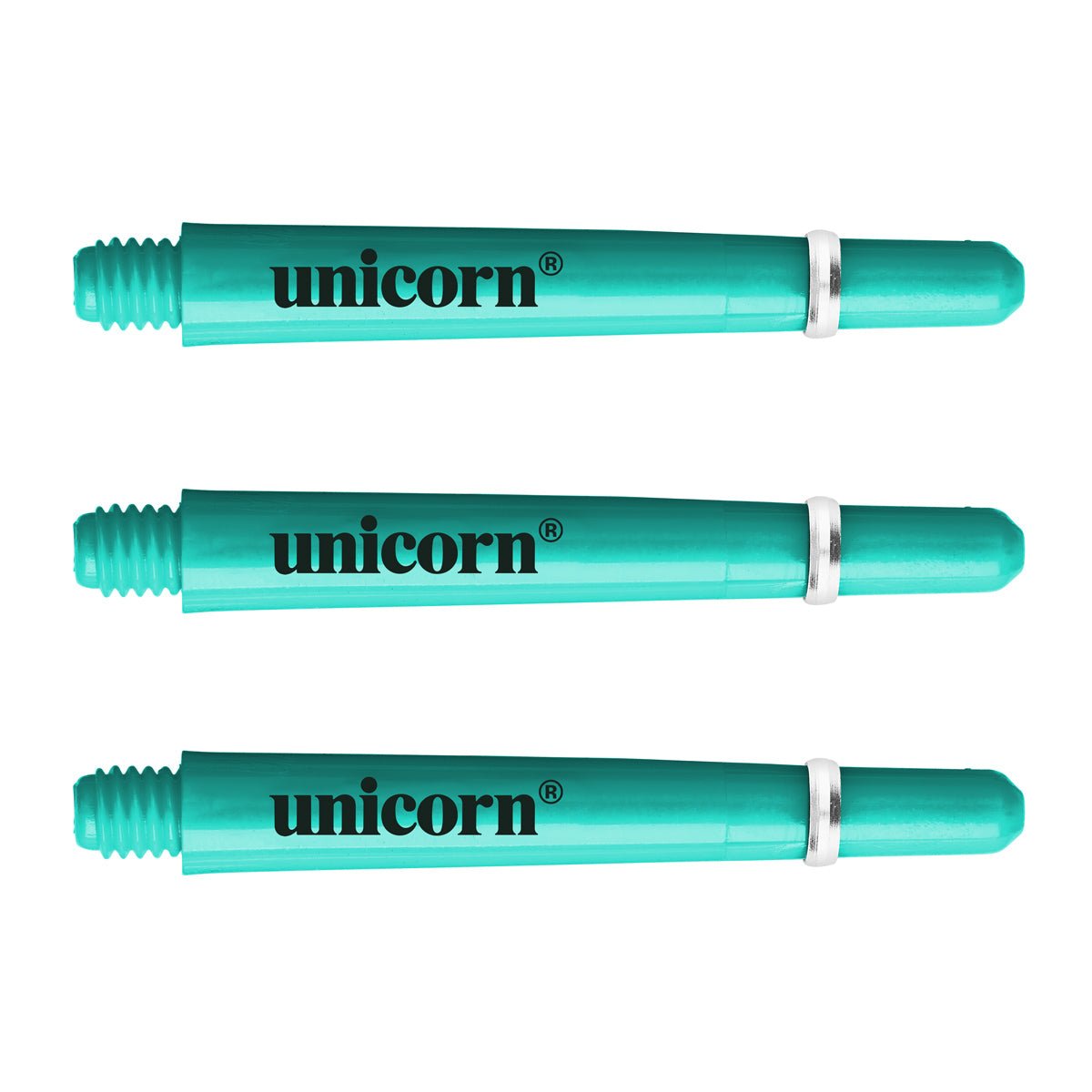 Unicorn Gripper 4 Dart Stems Shafts main product image showing the dart stems and retail packaging