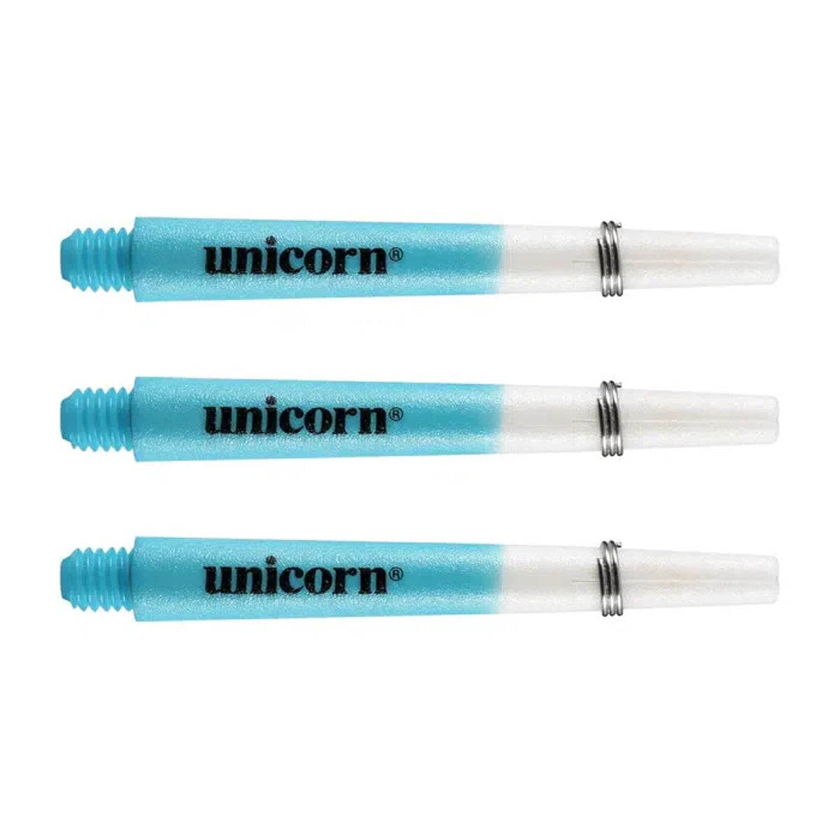 Unicorn Gripper Cosmos Two Tone Dart Shafts main product image showing the dart shafts and retail packaging