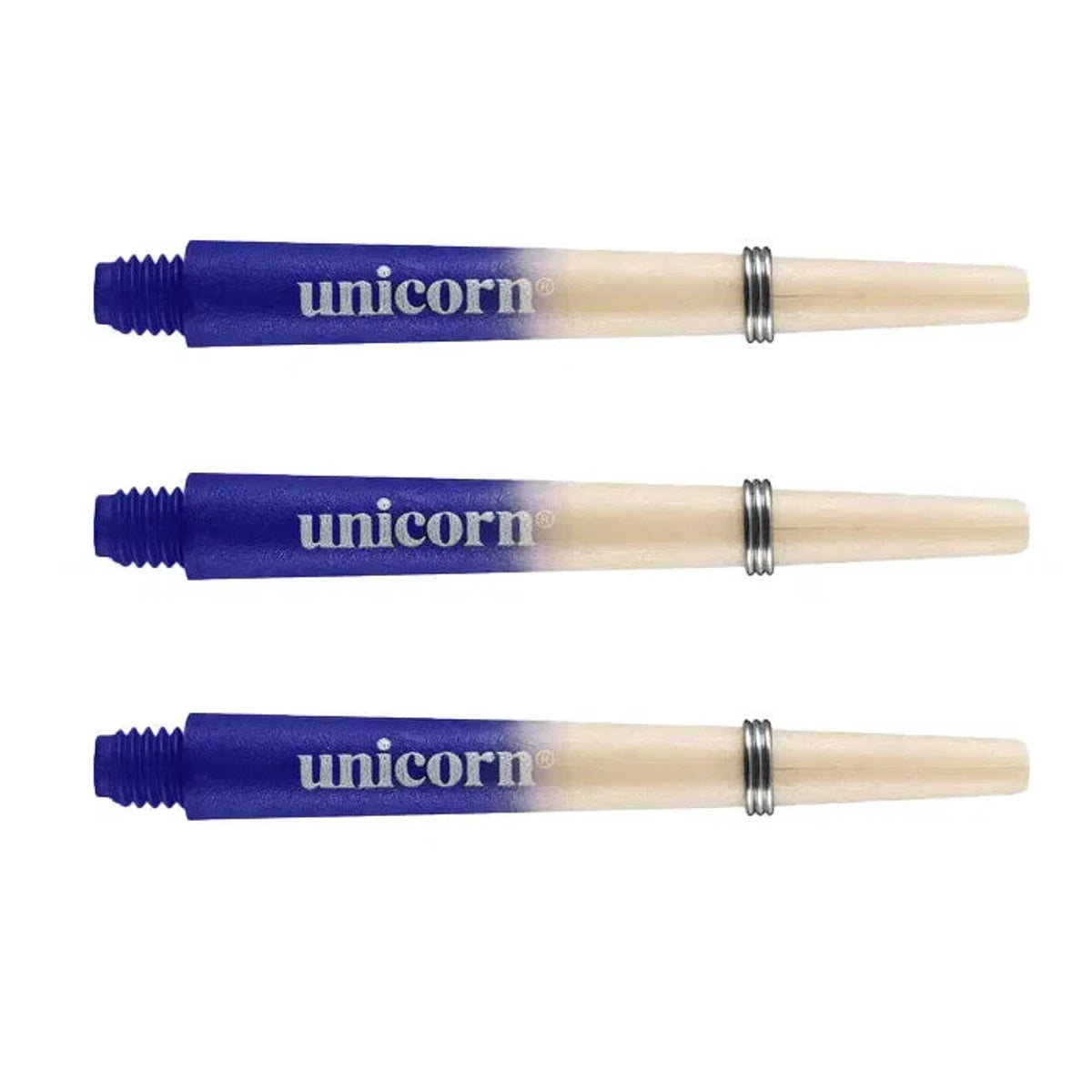 Unicorn Gripper Cosmos Two Tone Dart Shafts main product image showing the dart shafts and retail packaging