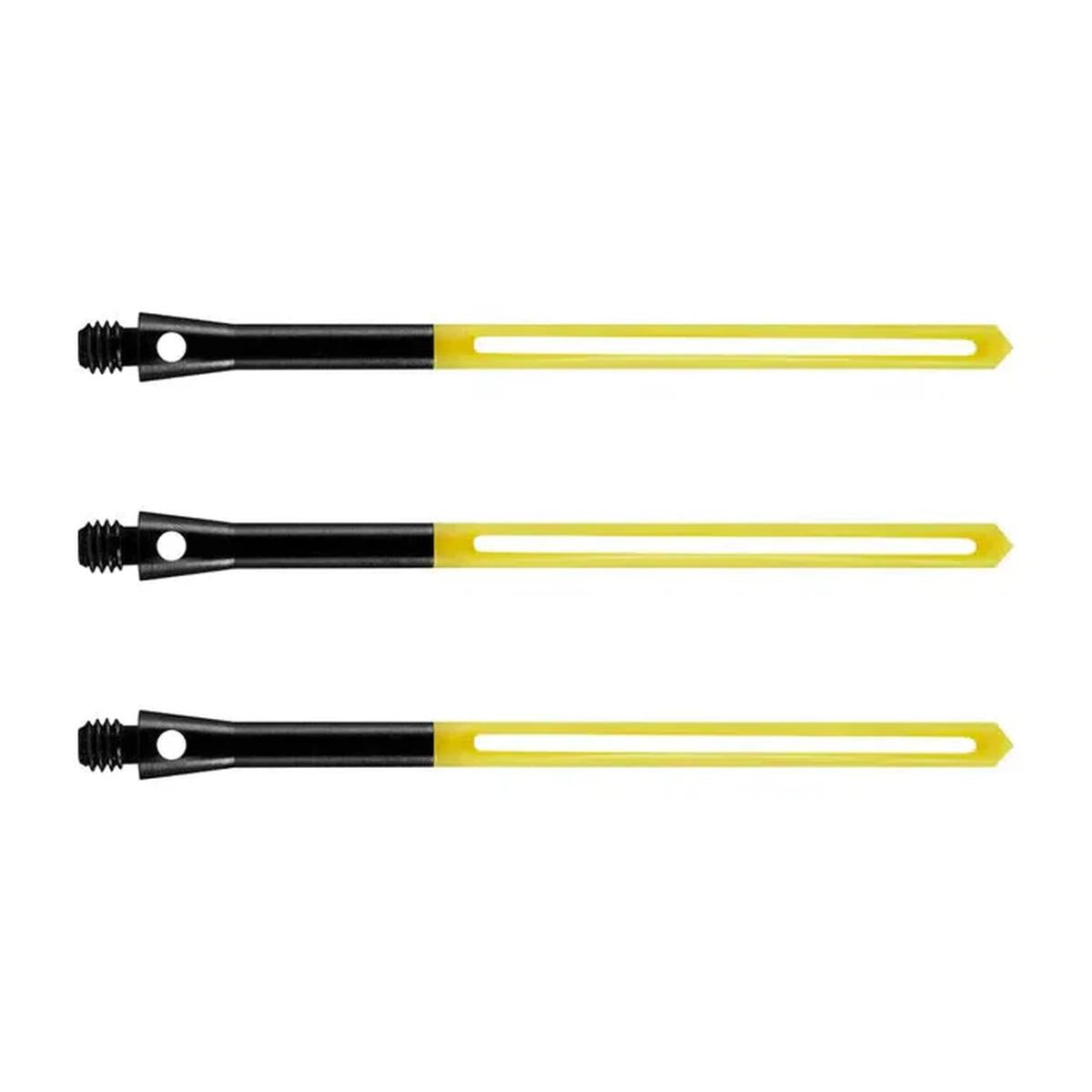 Unicorn SlikStik Plus Aluminium Dart Stems main product image showing the dart stems and retail packaging