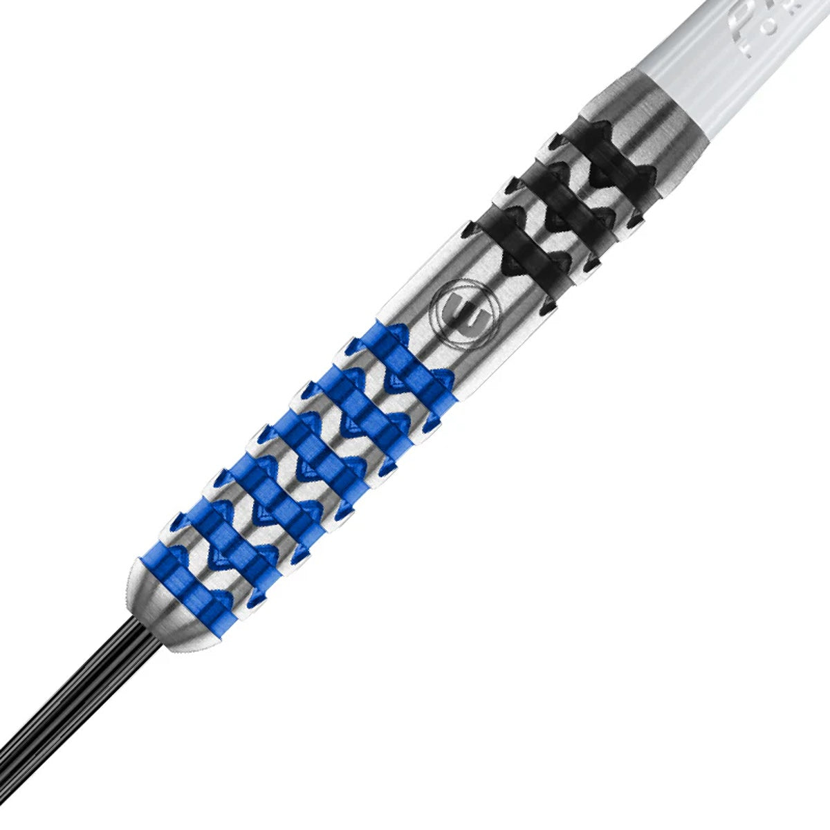 Aurora Fochesato Steel Tip Darts close up image showing detailed grip patterns, machining, coating, and precision craftsmanship