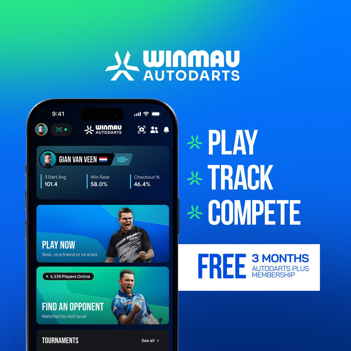 Winmau Autodarts X Automatic Darts Scoring System