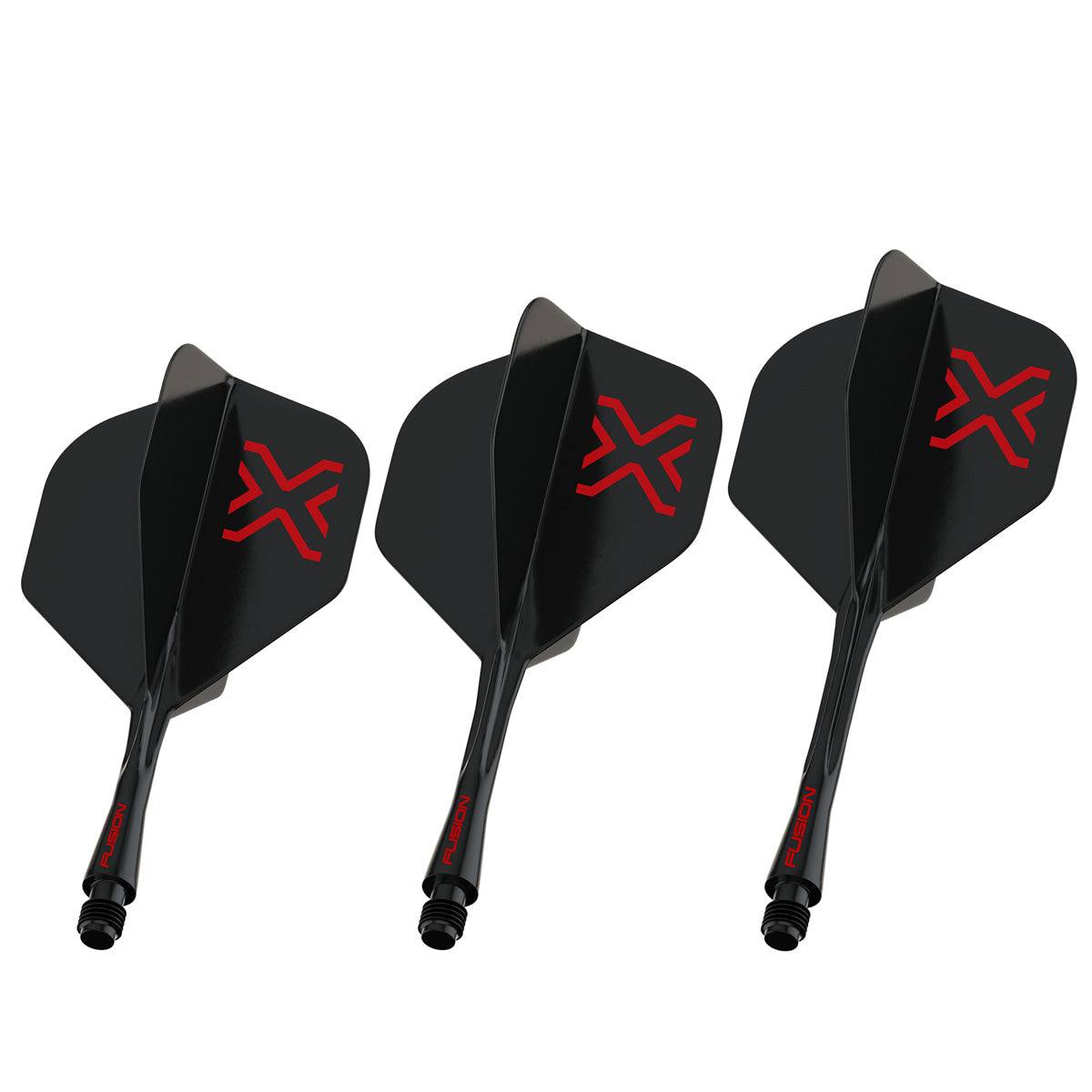 Winmau Blade X Fusion Integrated Flights & Shafts main product image on a white background.