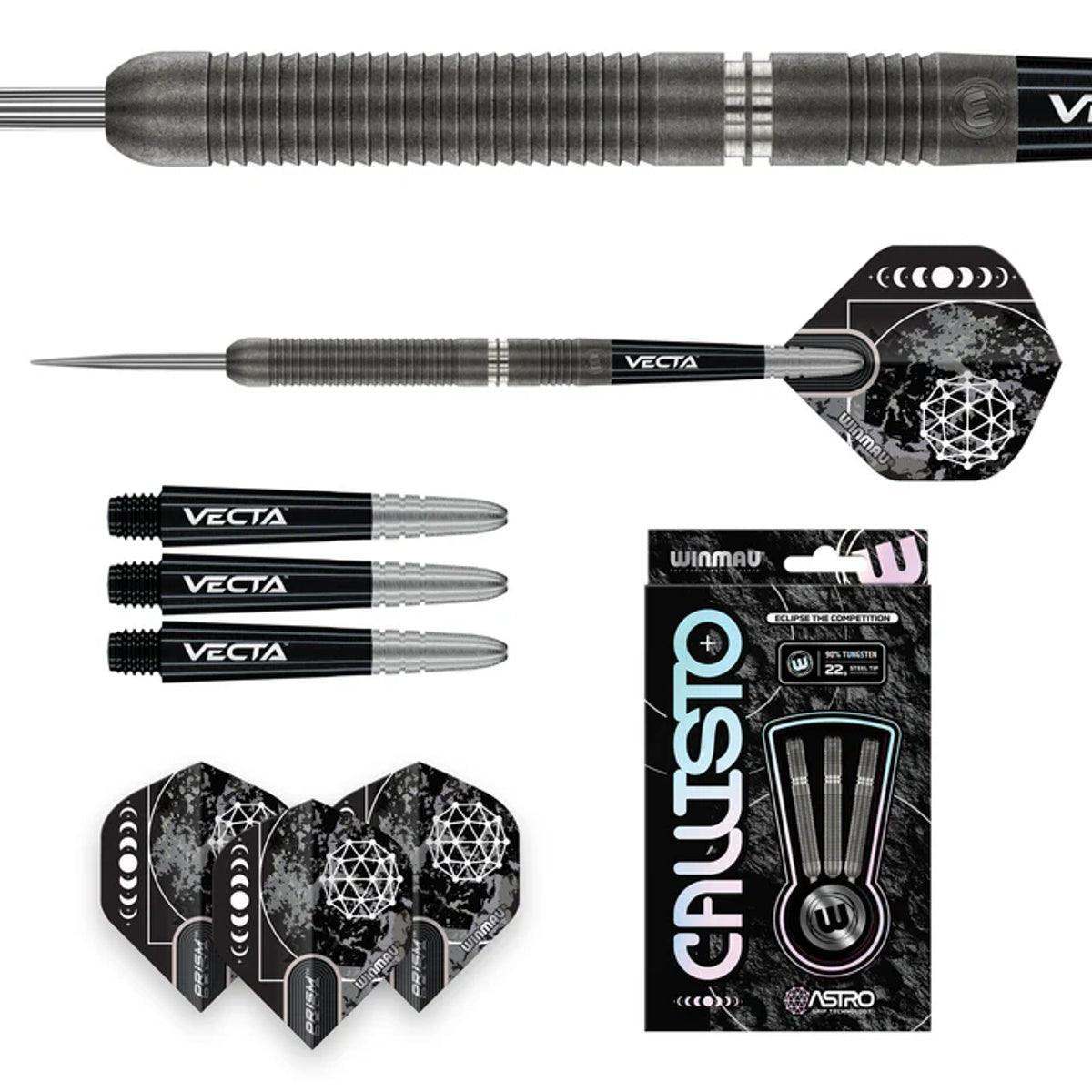 Callisto 01 90% Tungsten Steel Tip Darts by Winmau
