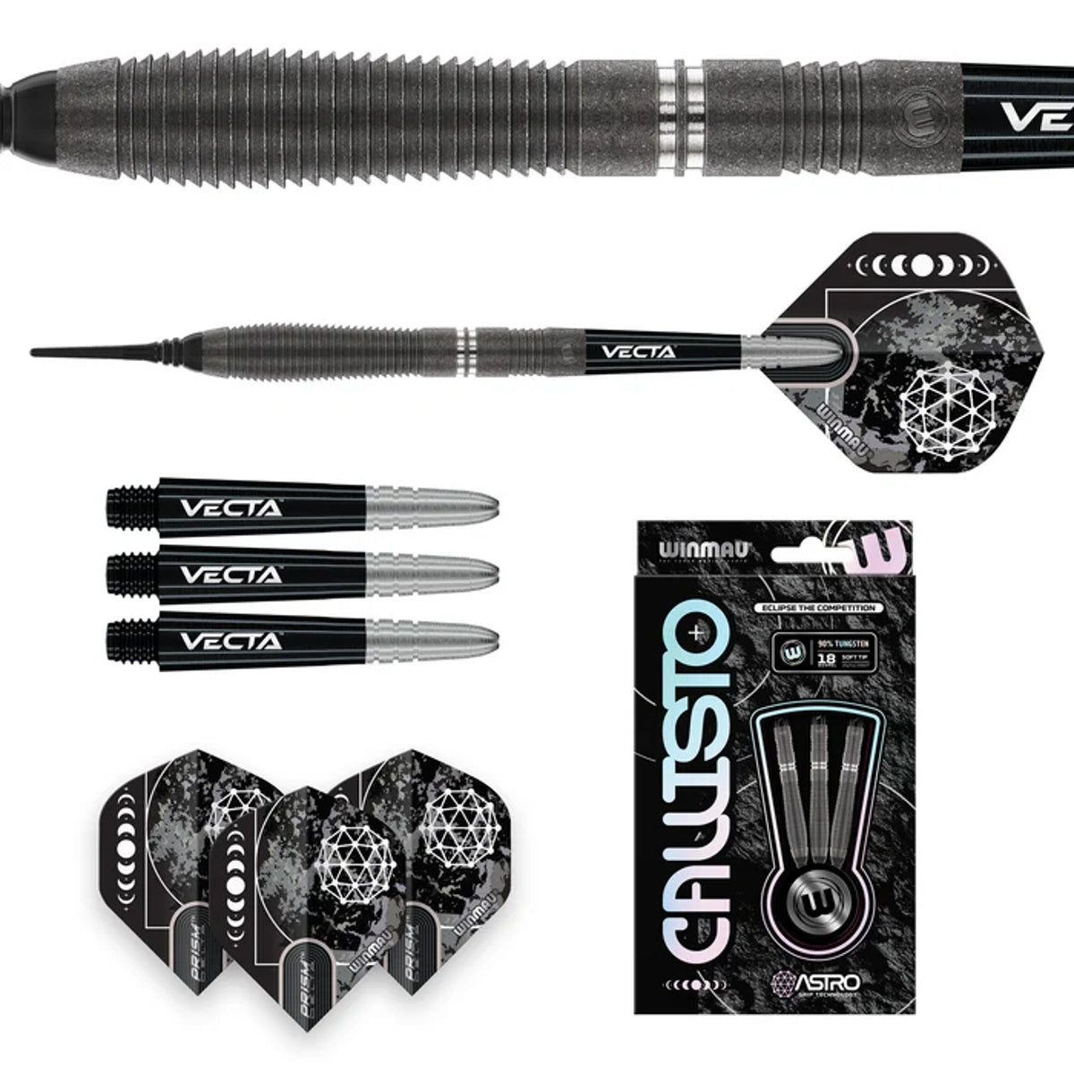 Callisto 02 90% Tungsten Soft Tip Darts by Winmau