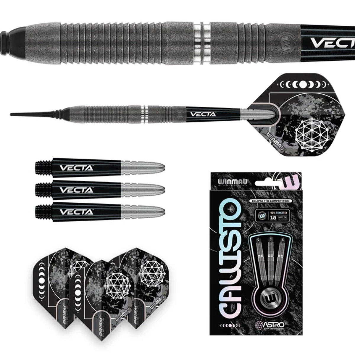 Callisto 03 90% Tungsten Soft Tip Darts by Winmau