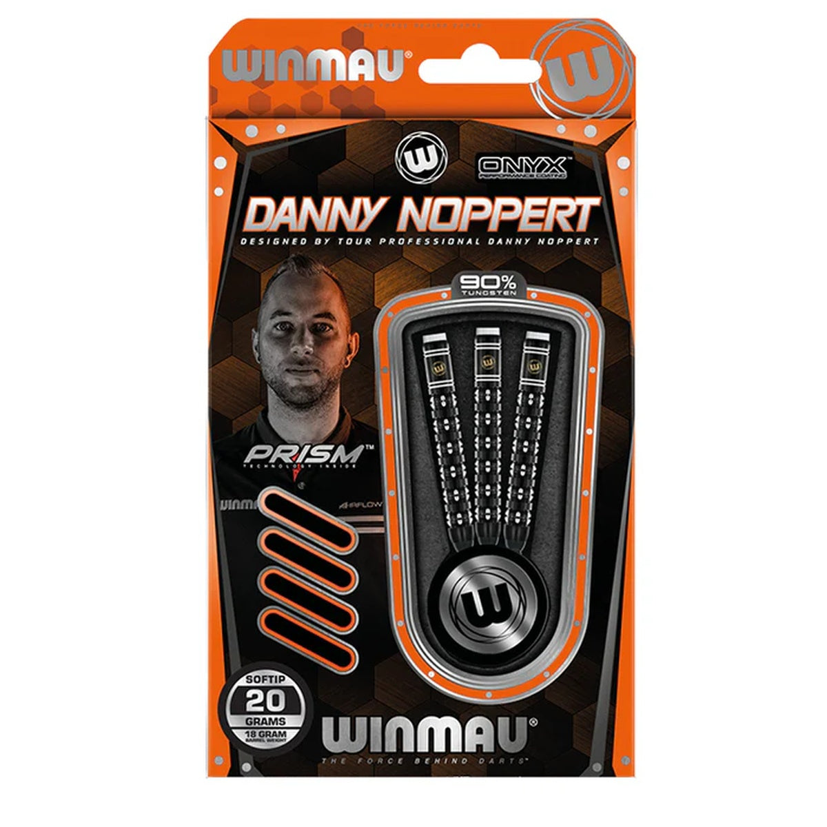 Danny Noppert Freeze Edition 90% Tungsten Soft Tip Darts by Winmau