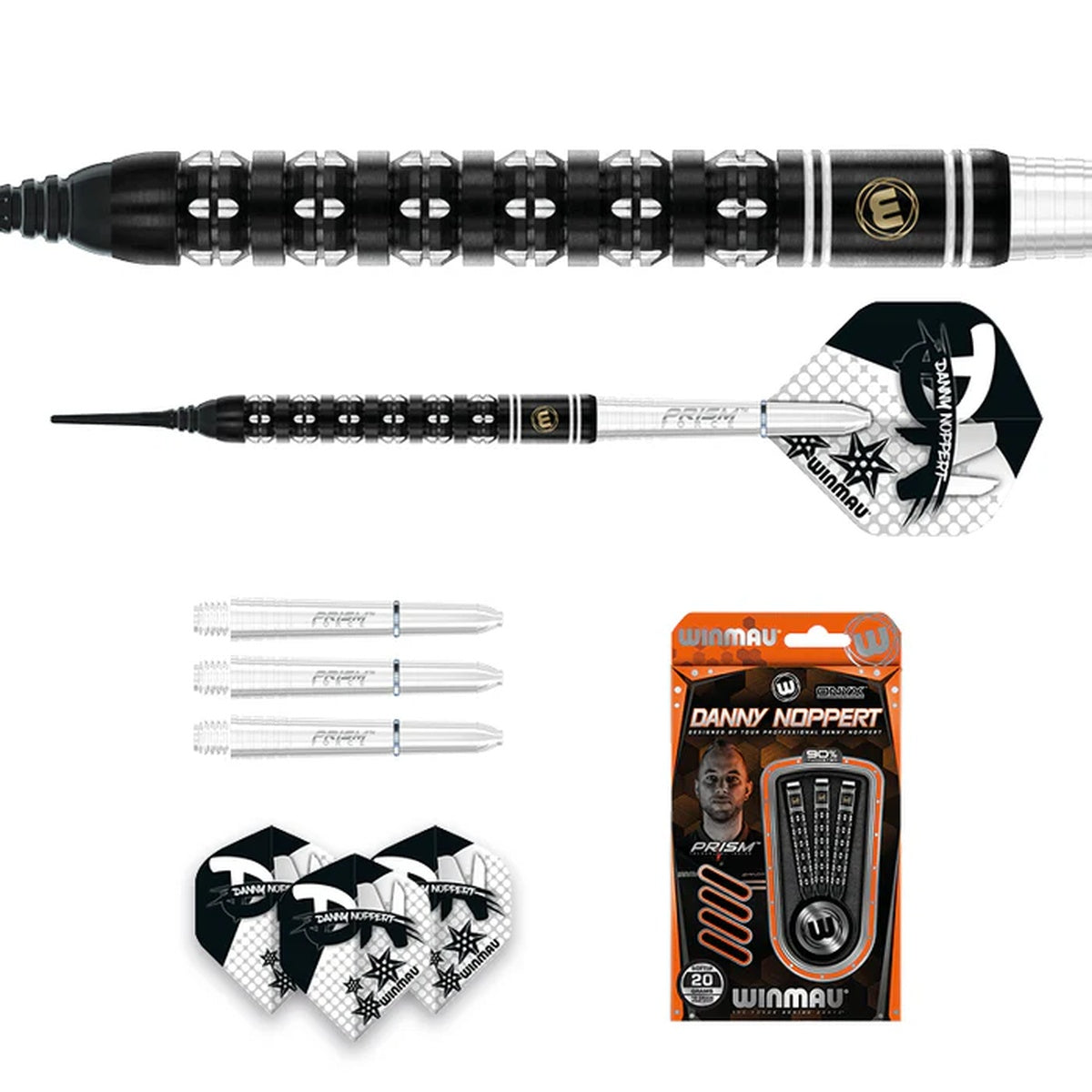 Danny Noppert Freeze Edition 90% Tungsten Soft Tip Darts by Winmau