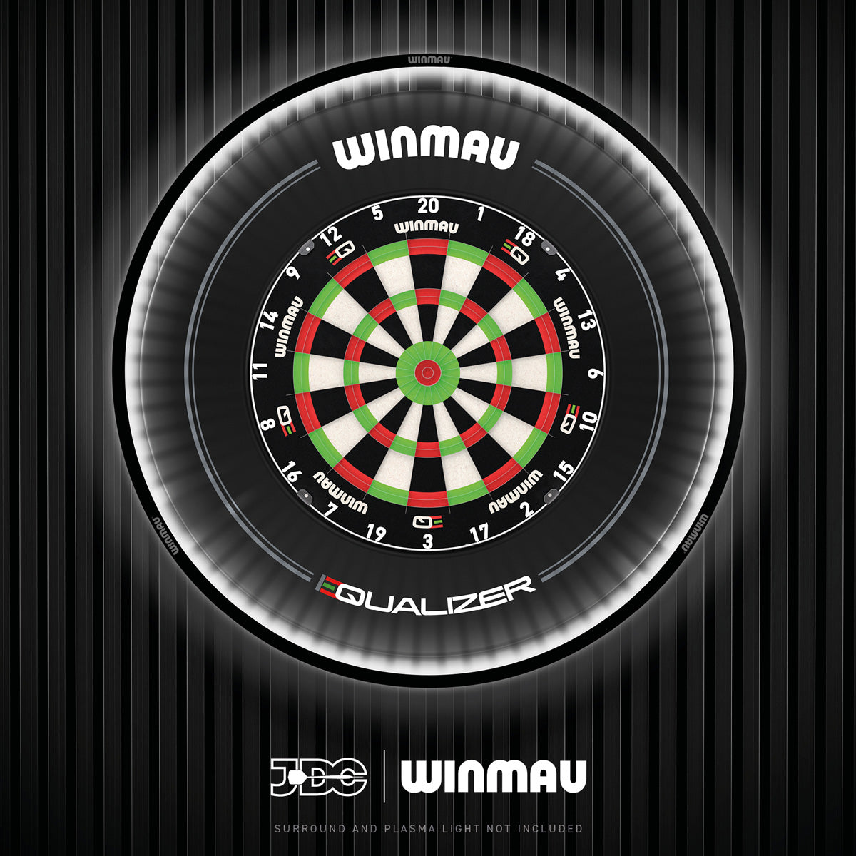 Winmau Equalizer Dartboard Official JDC Training Dartboard product image in a real life scenario