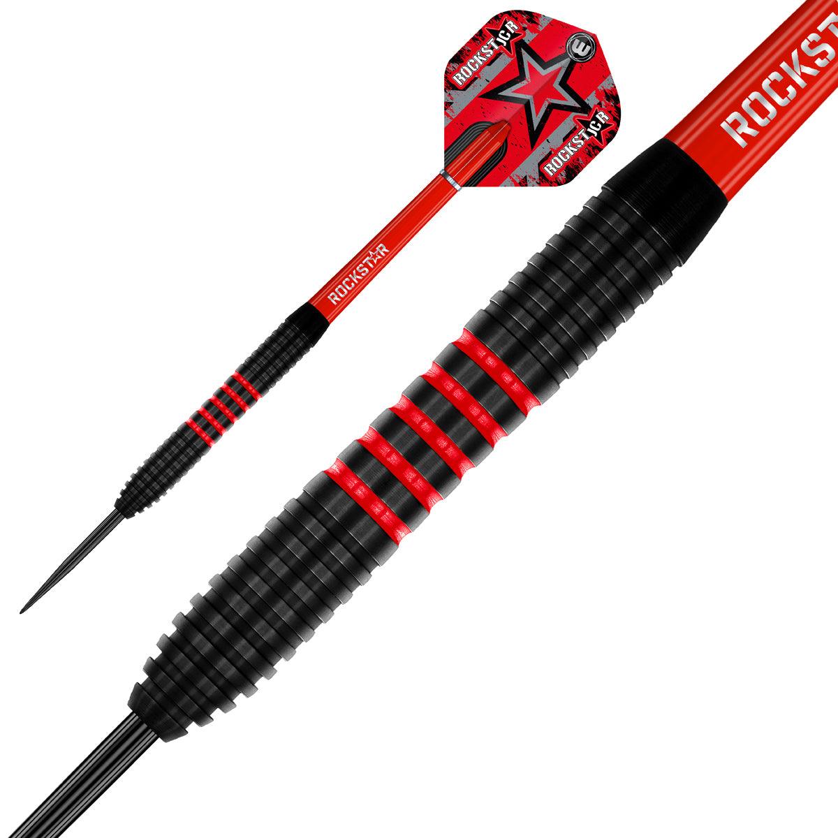 Joe Cullen Brass Steel Tip Darts close up image showing detailed grip patterns, machining, coating, and precision craftsmanship
