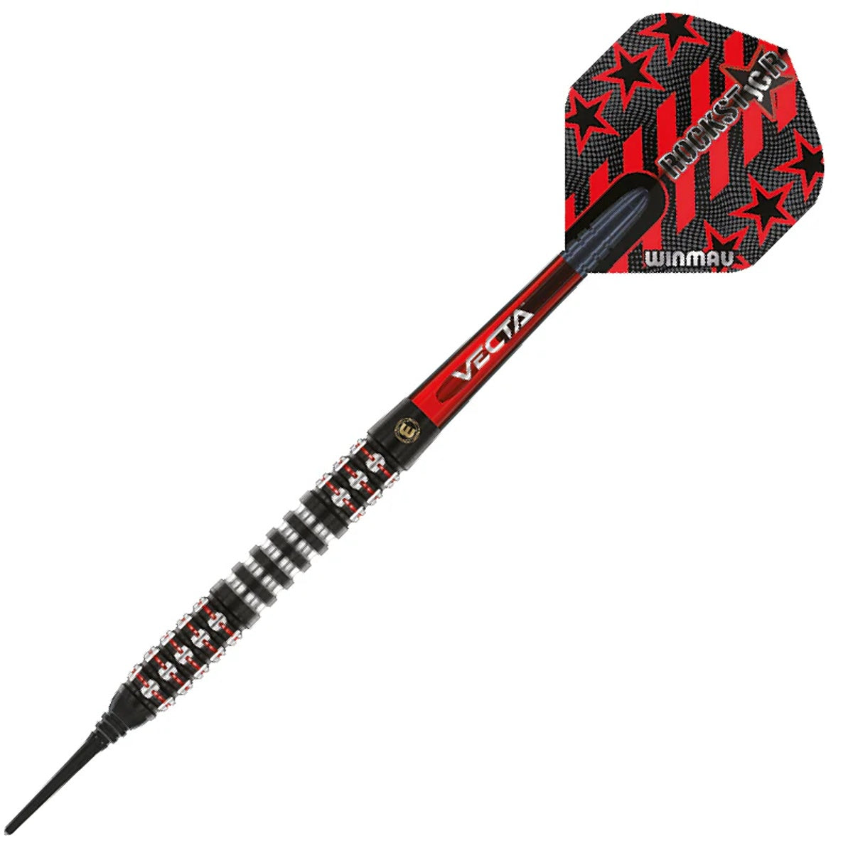 Joe Cullen Ignition Series Steel Tip Darts angled product image displaying the barrel profile, grip layout, and design features