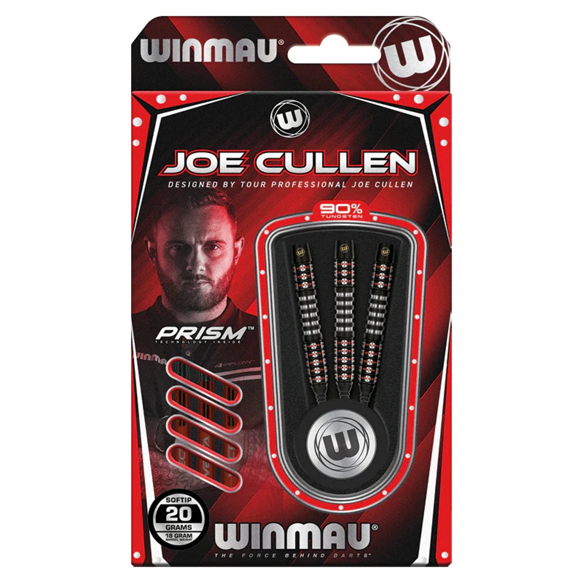 Joe Cullen Ignition Series Steel Tip Darts packaging exterior image showing the outer box artwork, branding, and presentation design