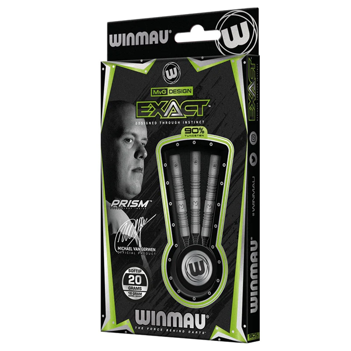 Michael van Gerwen MvG 90% Tungsten Exact Soft Tip Darts by Winmau