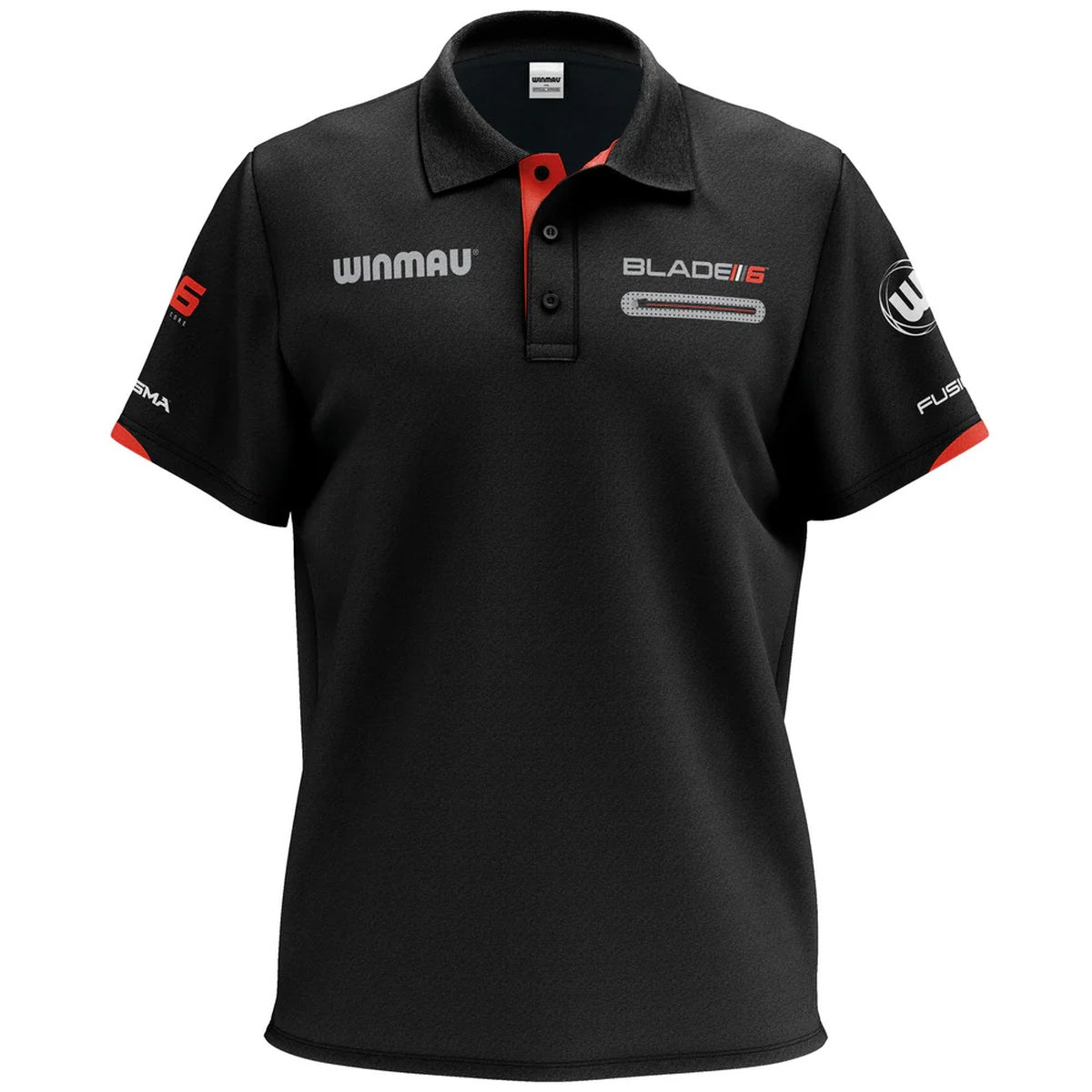 Pro,Line Polo Blade 6 Dart Shirt by Winmau main product image on a white background.
