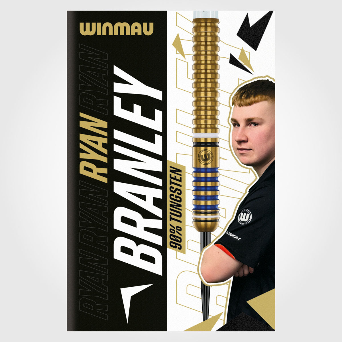Ryan Branley Steel Tip Darts packaging exterior image showing the outer box artwork, branding, and presentation design