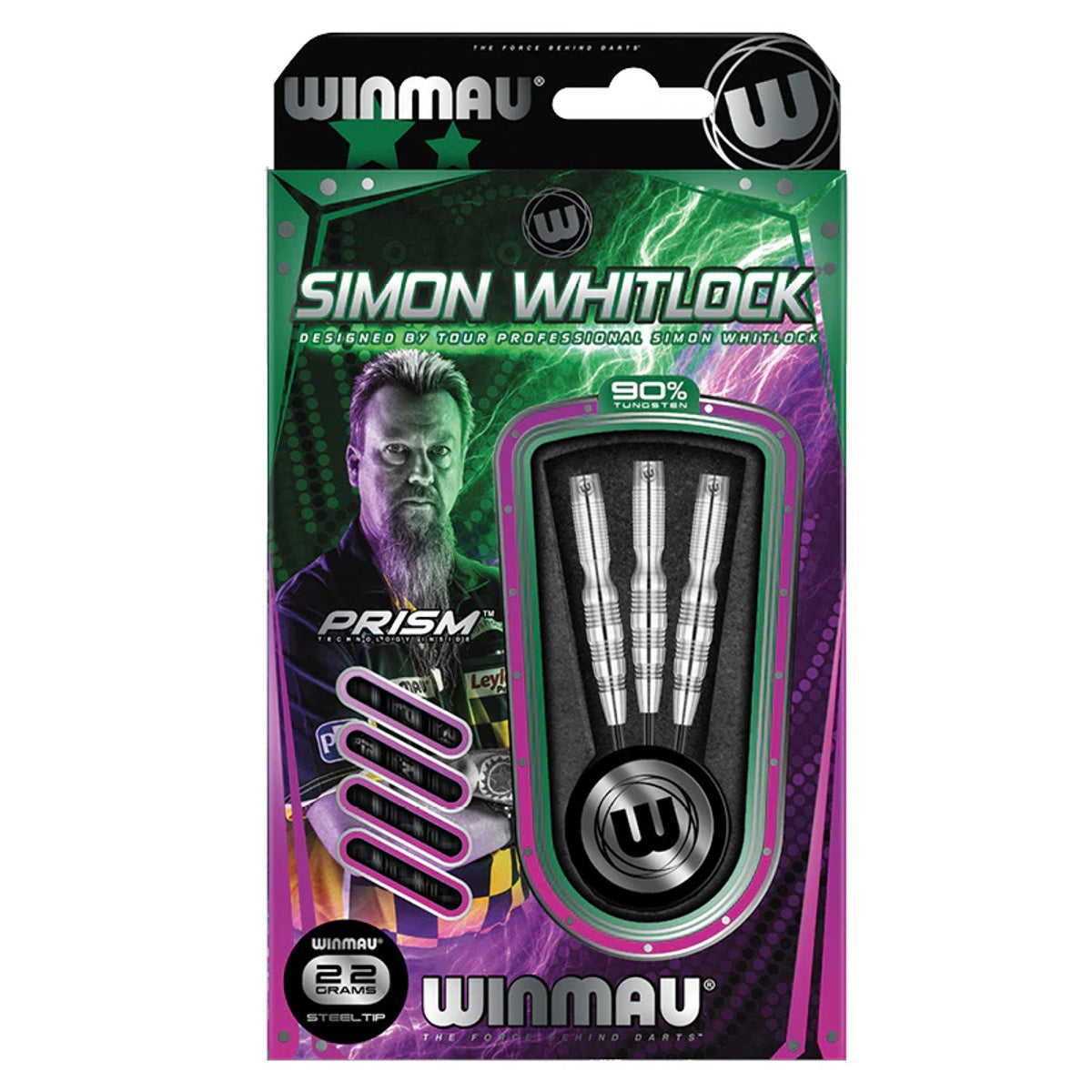 Simon Whitlock 90% Tungsten Steel Tip Darts by Winmau