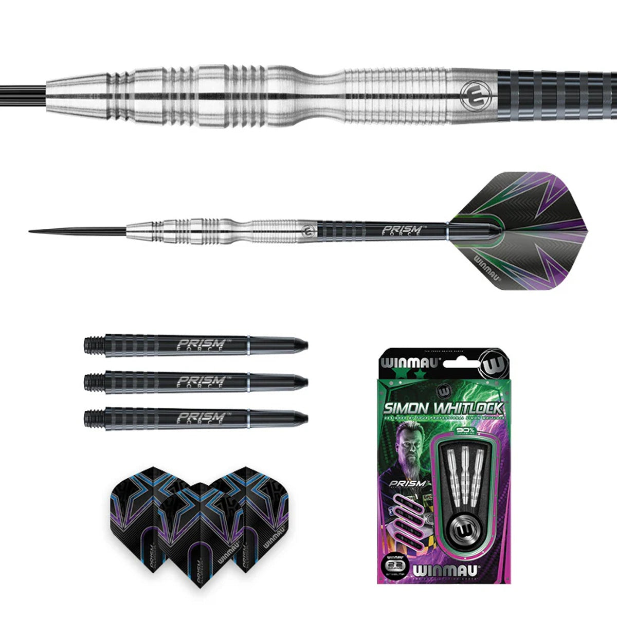 Simon Whitlock 90% Tungsten Steel Tip Darts by Winmau