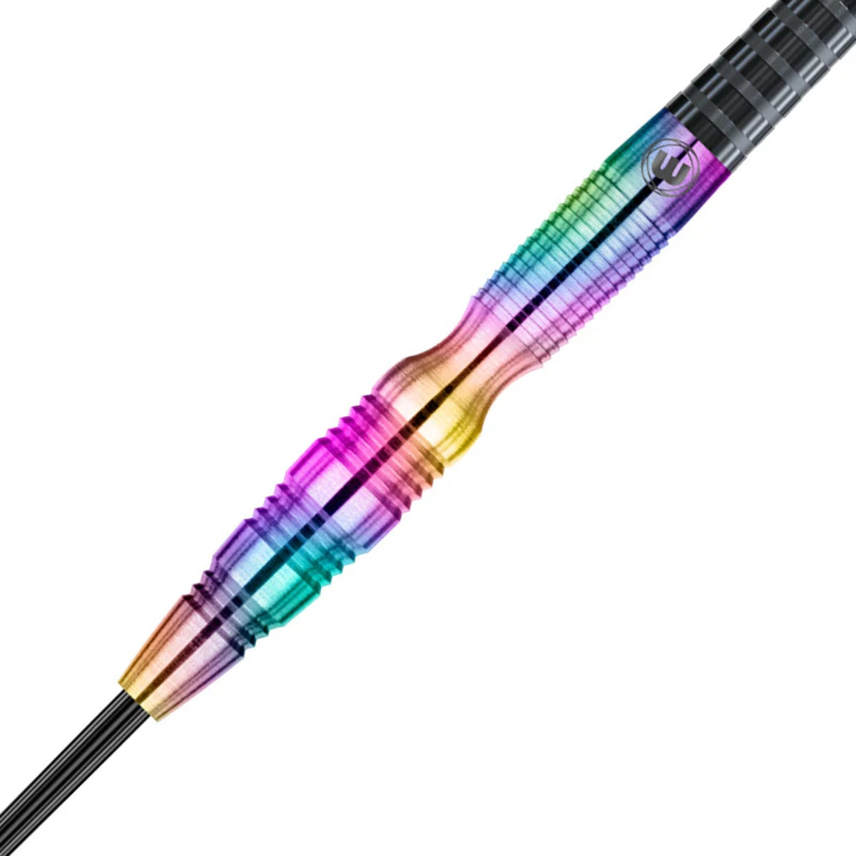 Simon Whitlock Urban Grip Steel Tip Darts close up image showing detailed grip patterns, machining, coating, and precision craftsmanship