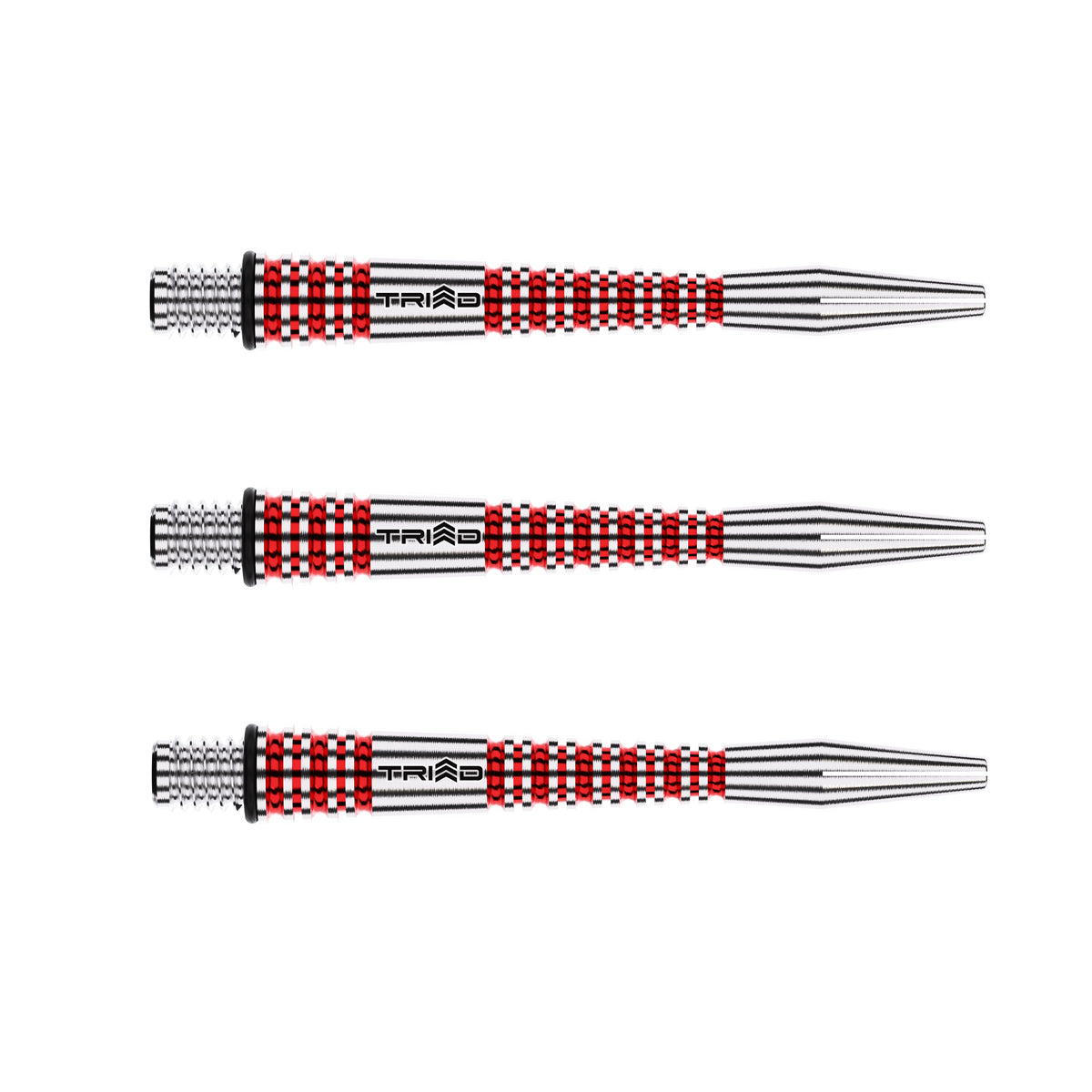 Triad RX Aluminium Dart Stems Shafts Red Intermediate length variant image