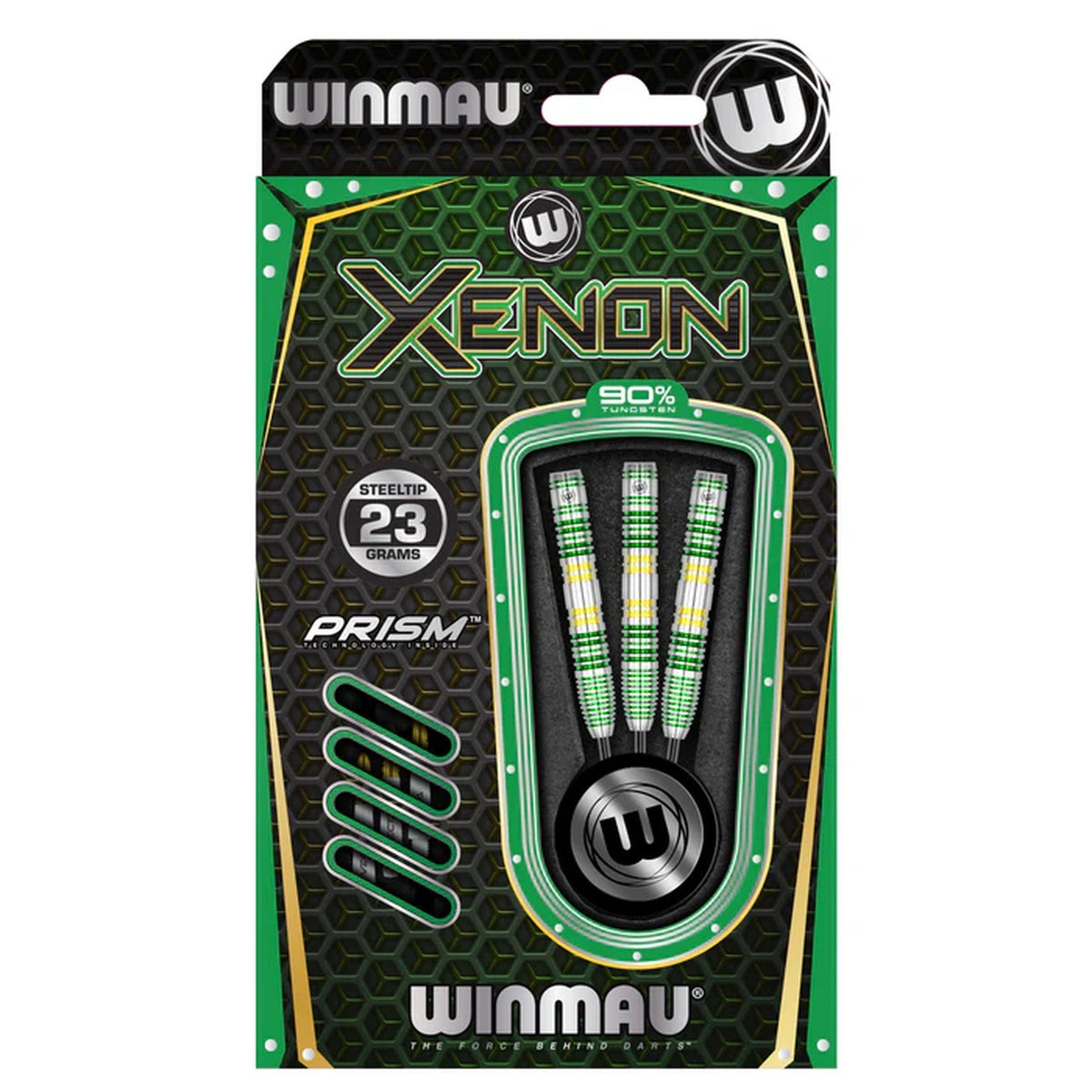 Xenon Steel Tip Darts packaging exterior image showing the outer box artwork, branding, and presentation design