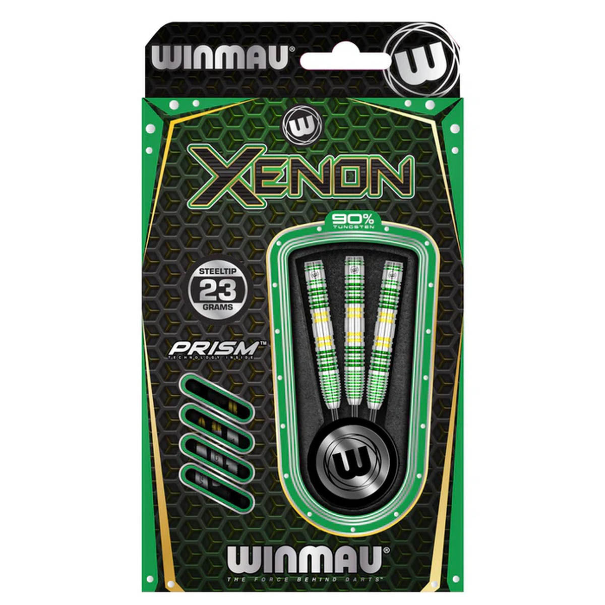 Xenon Steel Tip Darts packaging exterior image showing the outer box artwork, branding, and presentation design