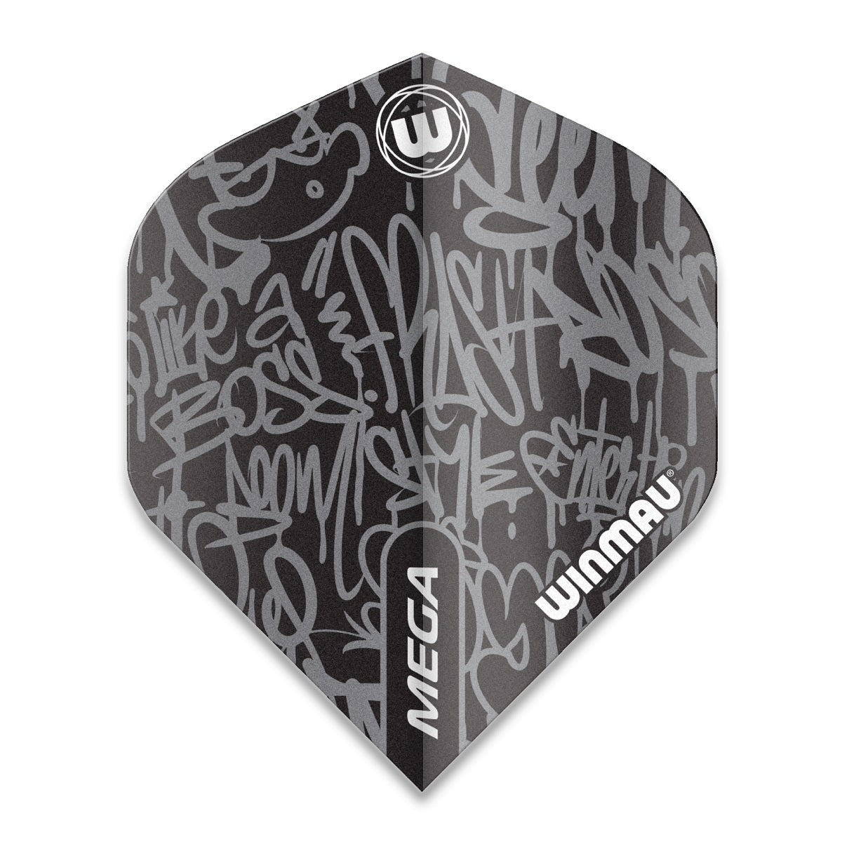 Winmau Mega Standard Signature Black Dart Flights
