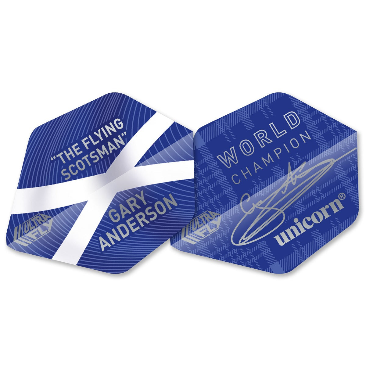 Ultrafly 75 Micron AR2 Shape Blue Gary Anderson by Unicorn