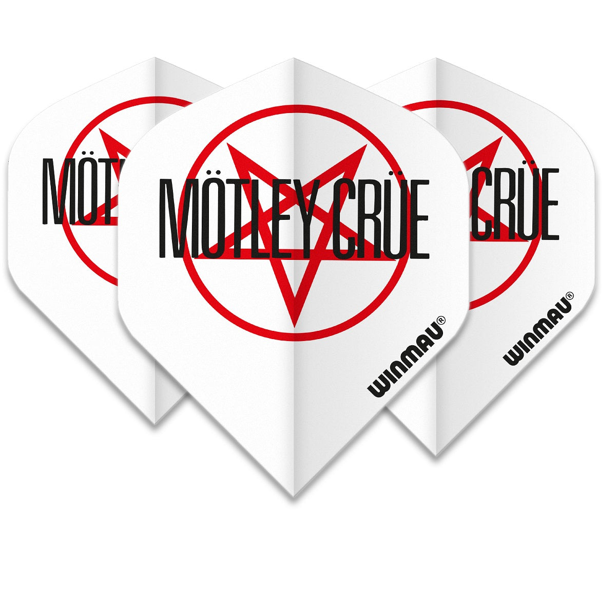 Winmau Rock Legends Dart Flights - Motley Crue Logo