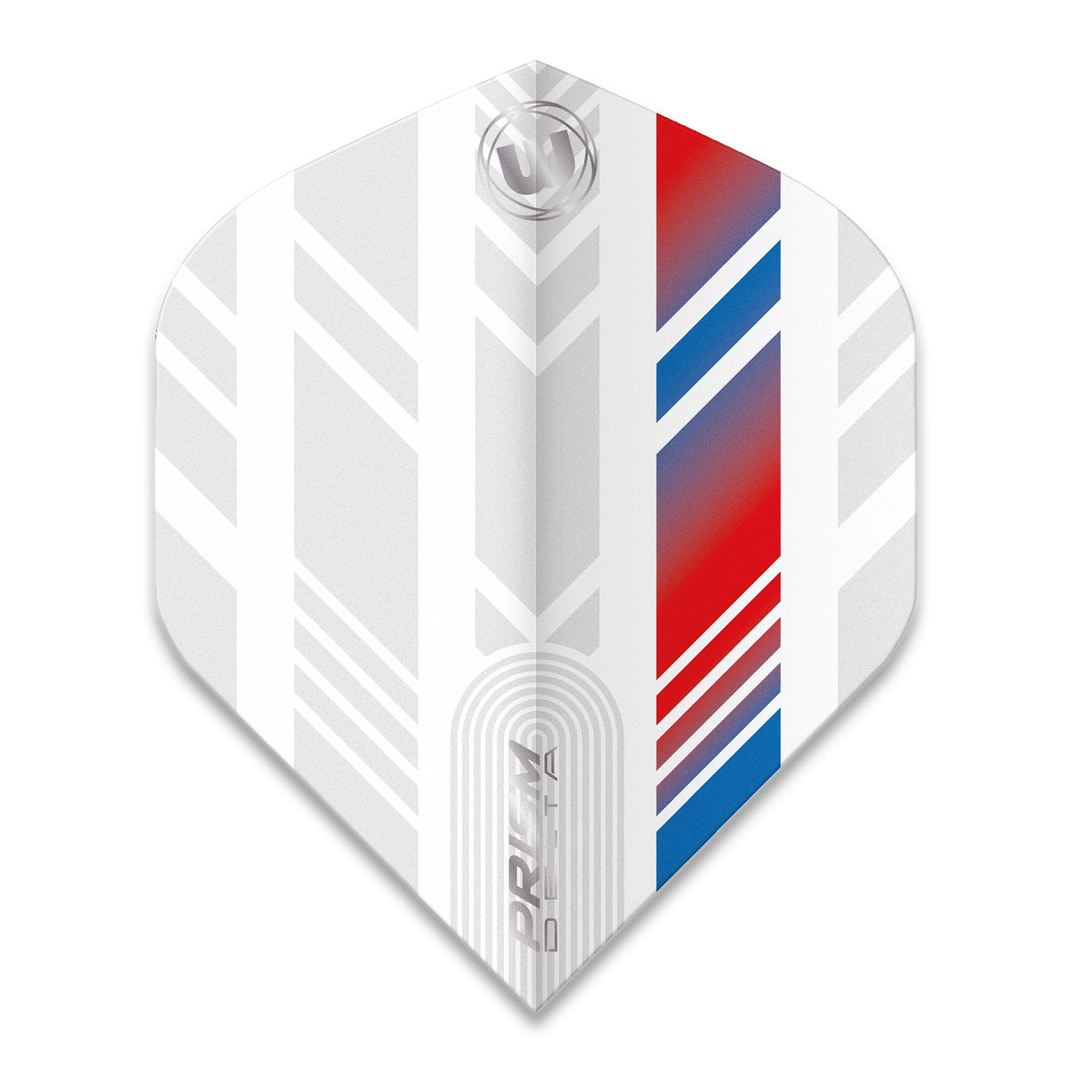 Winmau Prism Delta White, Red & Blue Standard Dart Flights