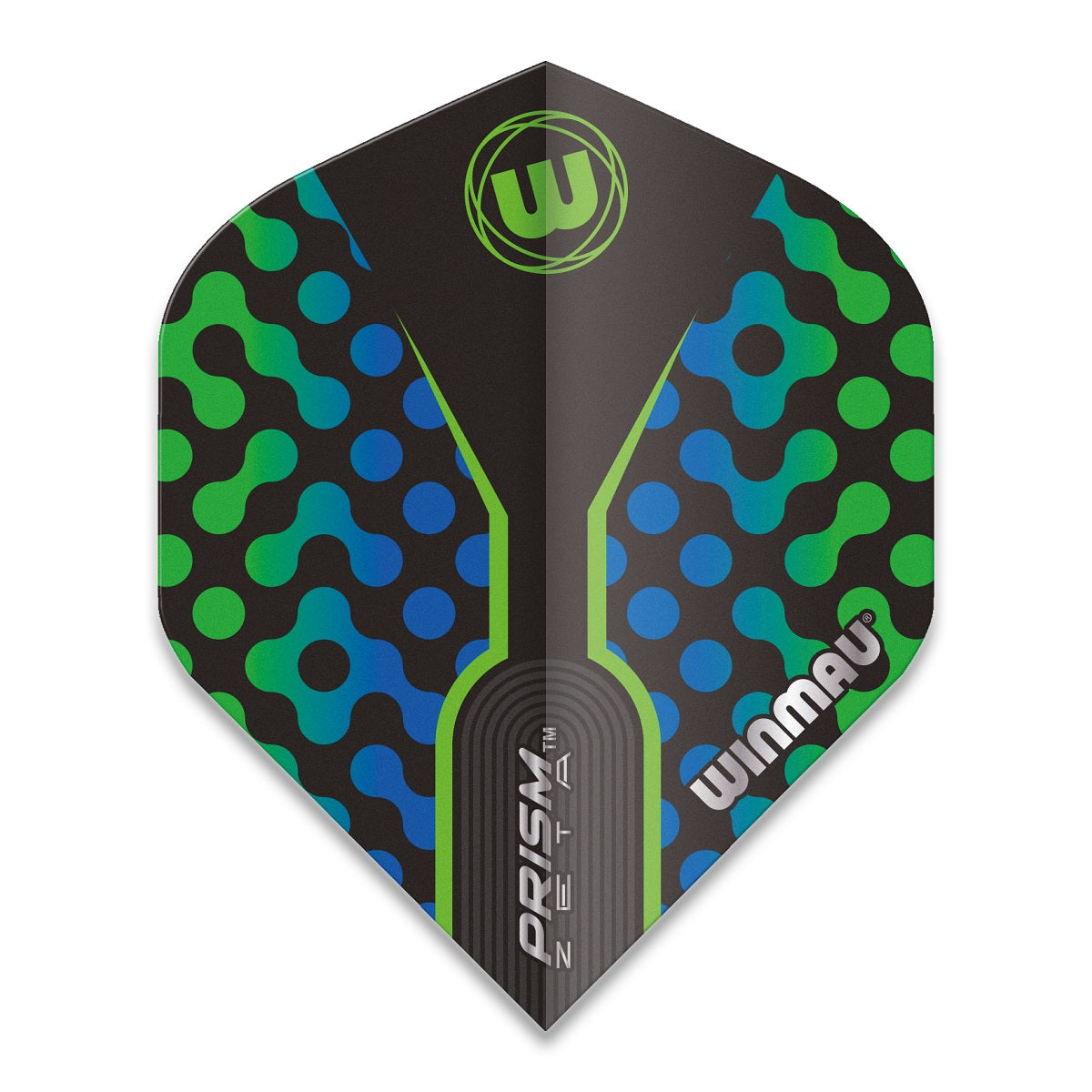 Winmau Prism Zeta Standard Green Aqua Dart Flights