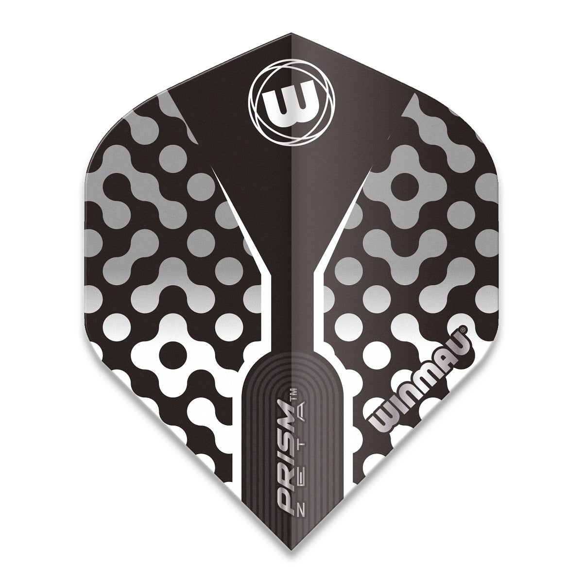 Winmau Prism Zeta Standard Black White Dart Flights