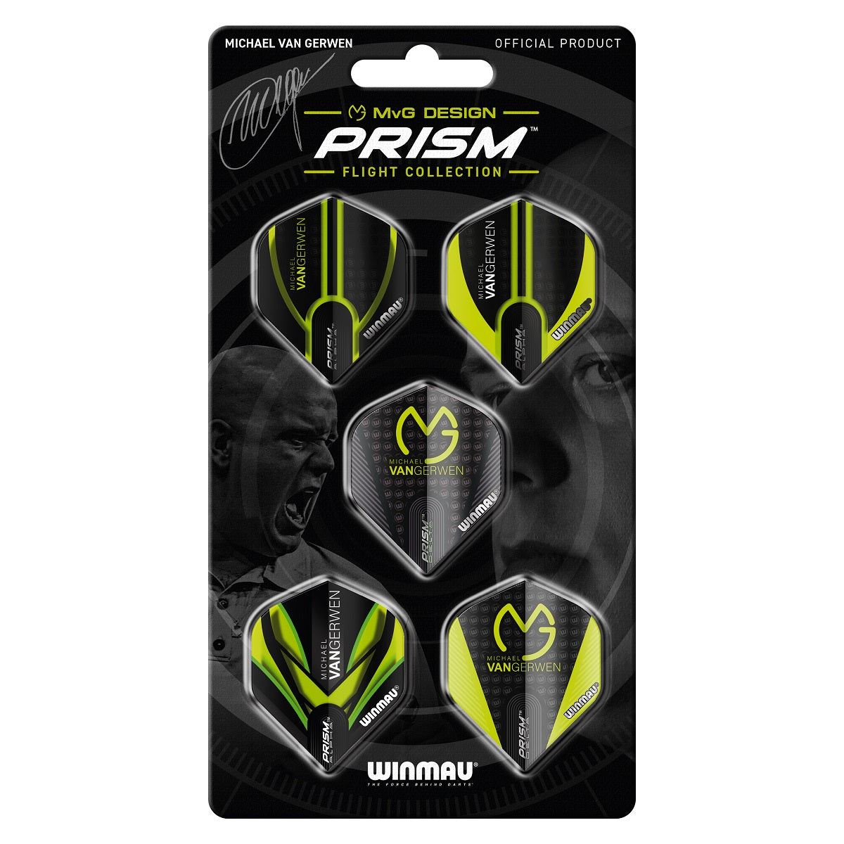 Michael Van Gerwen MvG Prism Dart Flight Pack