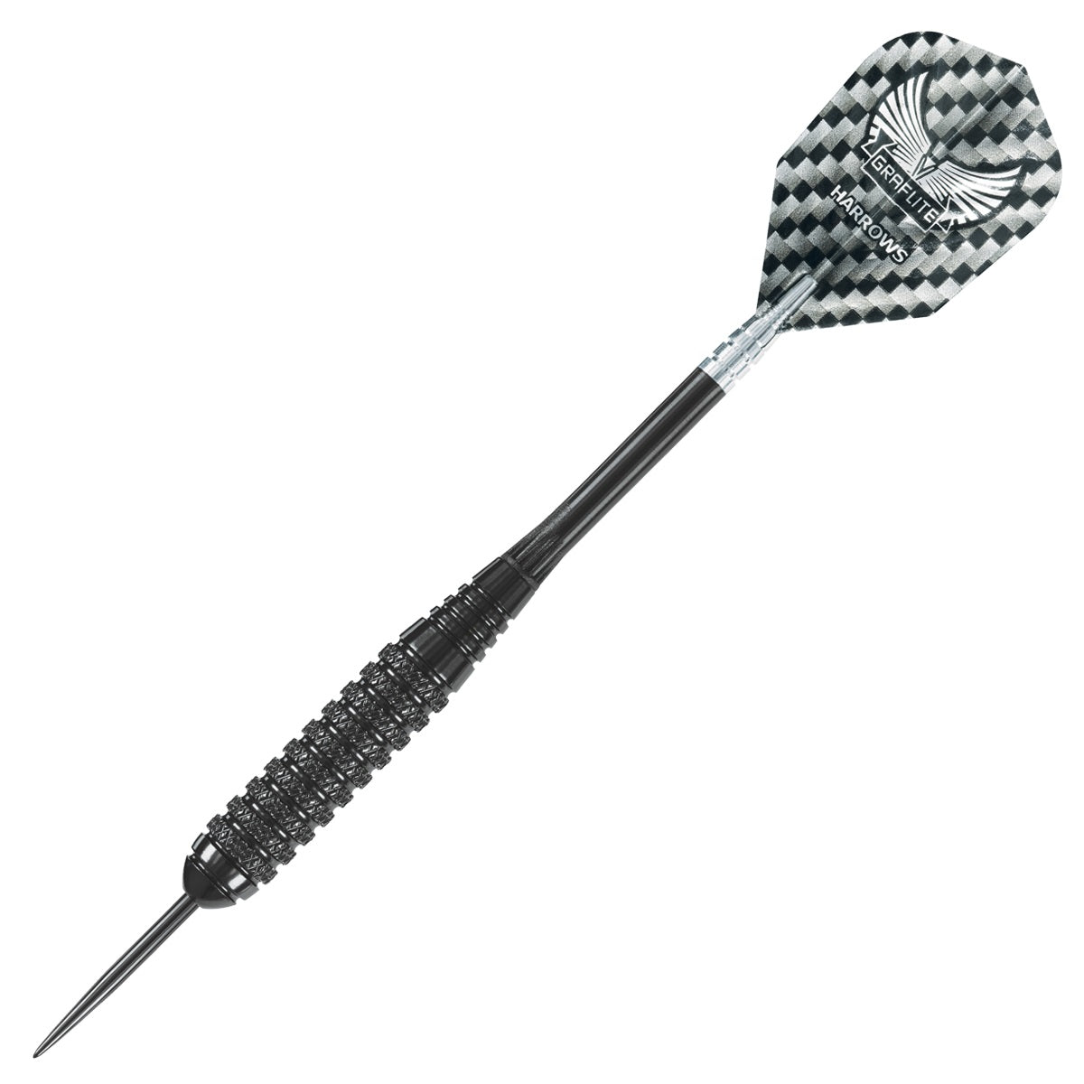Harrows Black Arrow Brass Knurled Steel Tip Darts