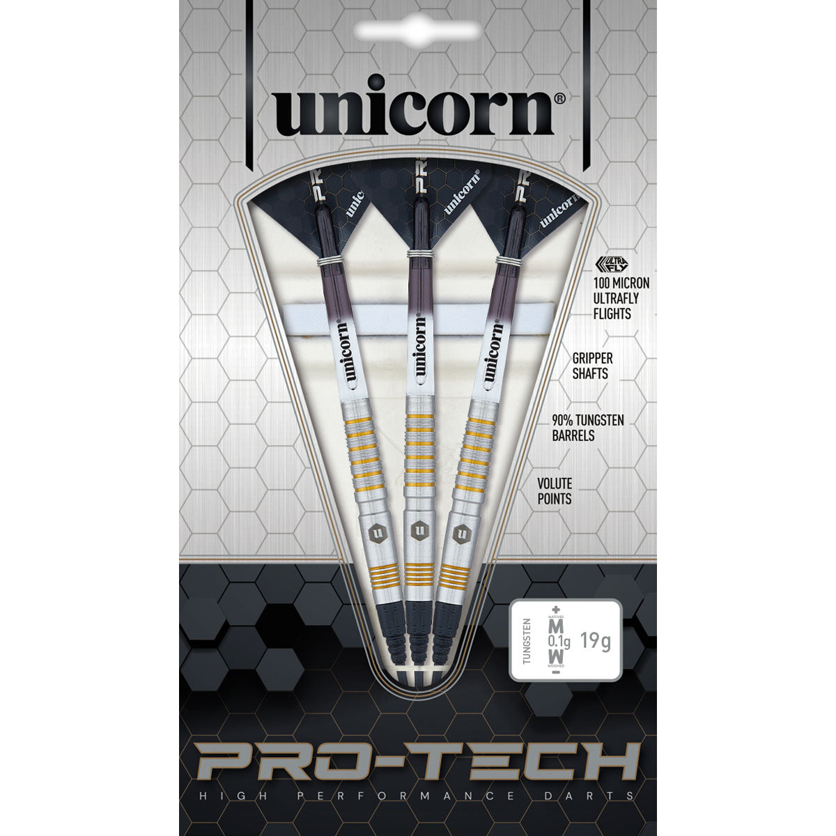 Protech Style 2 90 Tungsten Dart Soft Tip Darts by Unicorn Double