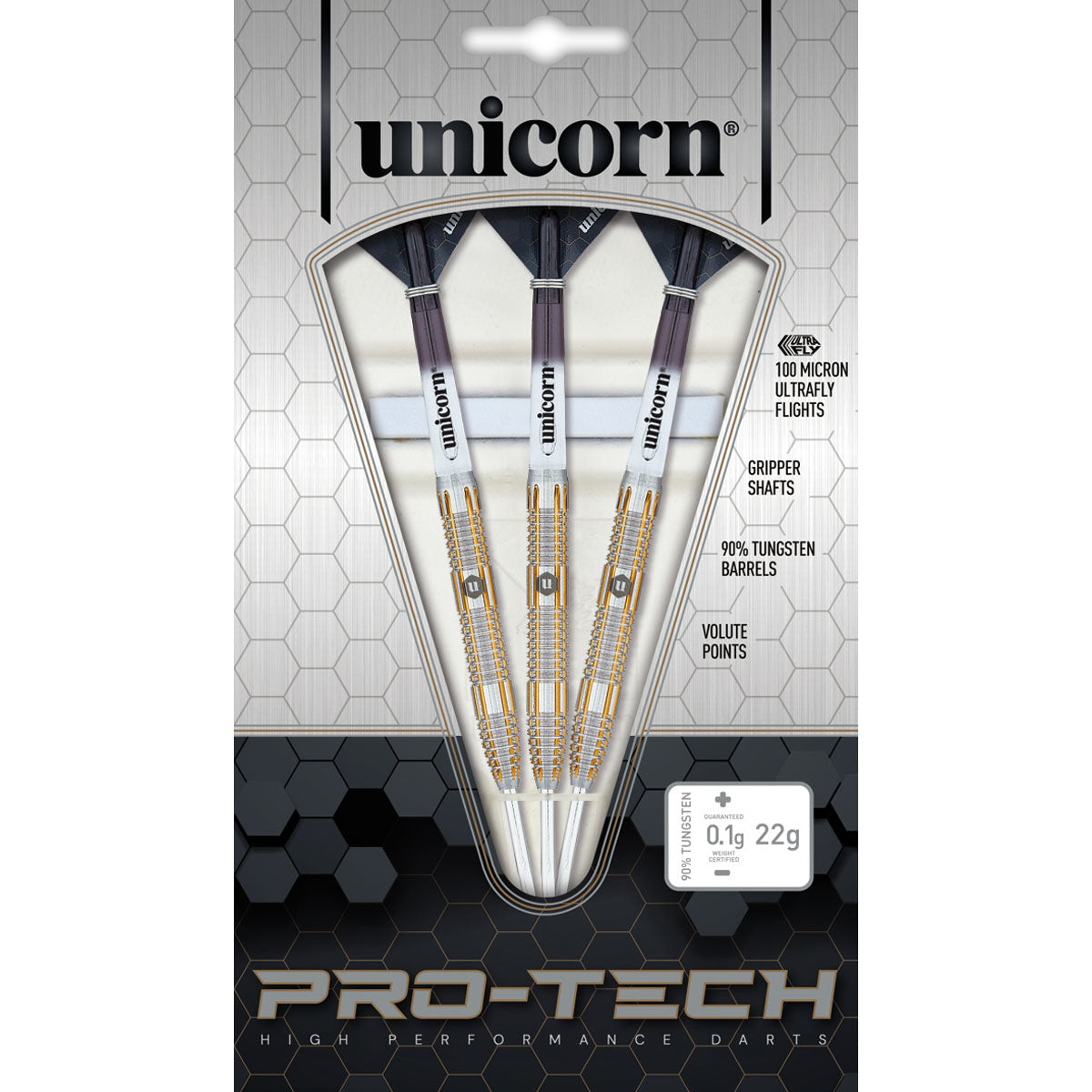 Protech Style 4 90 Tungsten Dart Steel Tip Darts by Unicorn Double
