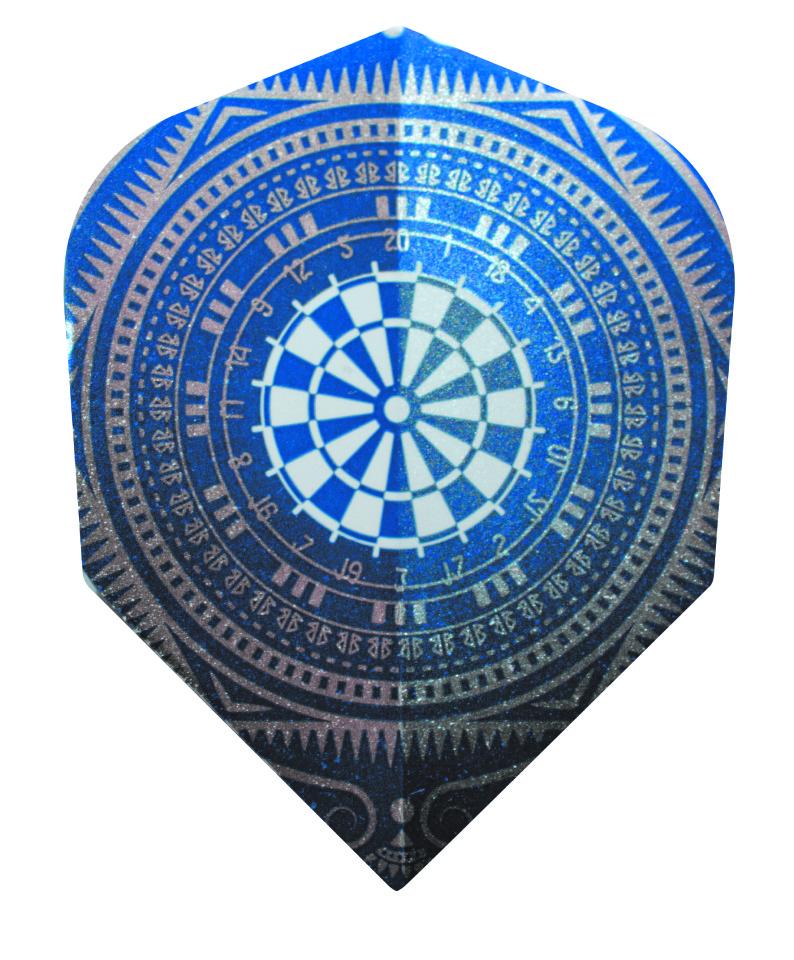 Harrows Quadro Blue Dartboard Dart Flights (FB2001)