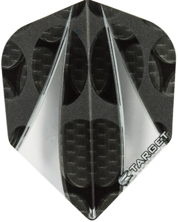 Target Pro 100 Vision Clear Twin Sail Standard Shape Dart Flights