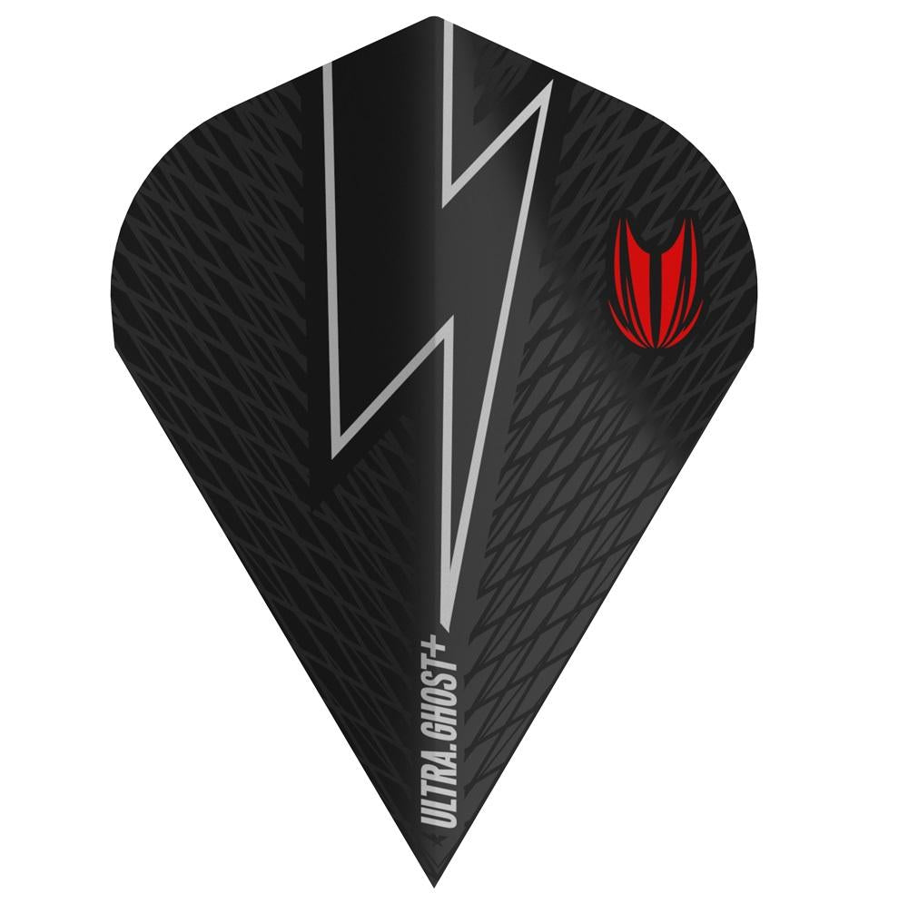 Phil Taylor G5 Vapor S Ultra Ghost + Red Dart Flights
