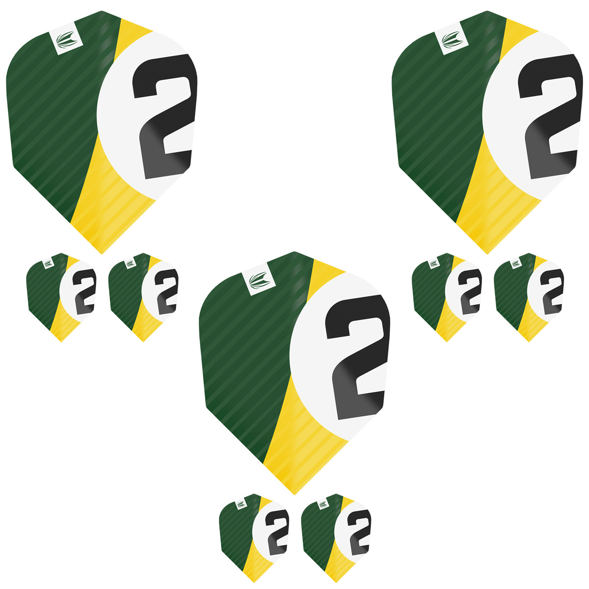 Chicane Pro.Ultra Green No6 Dart Flights by Target