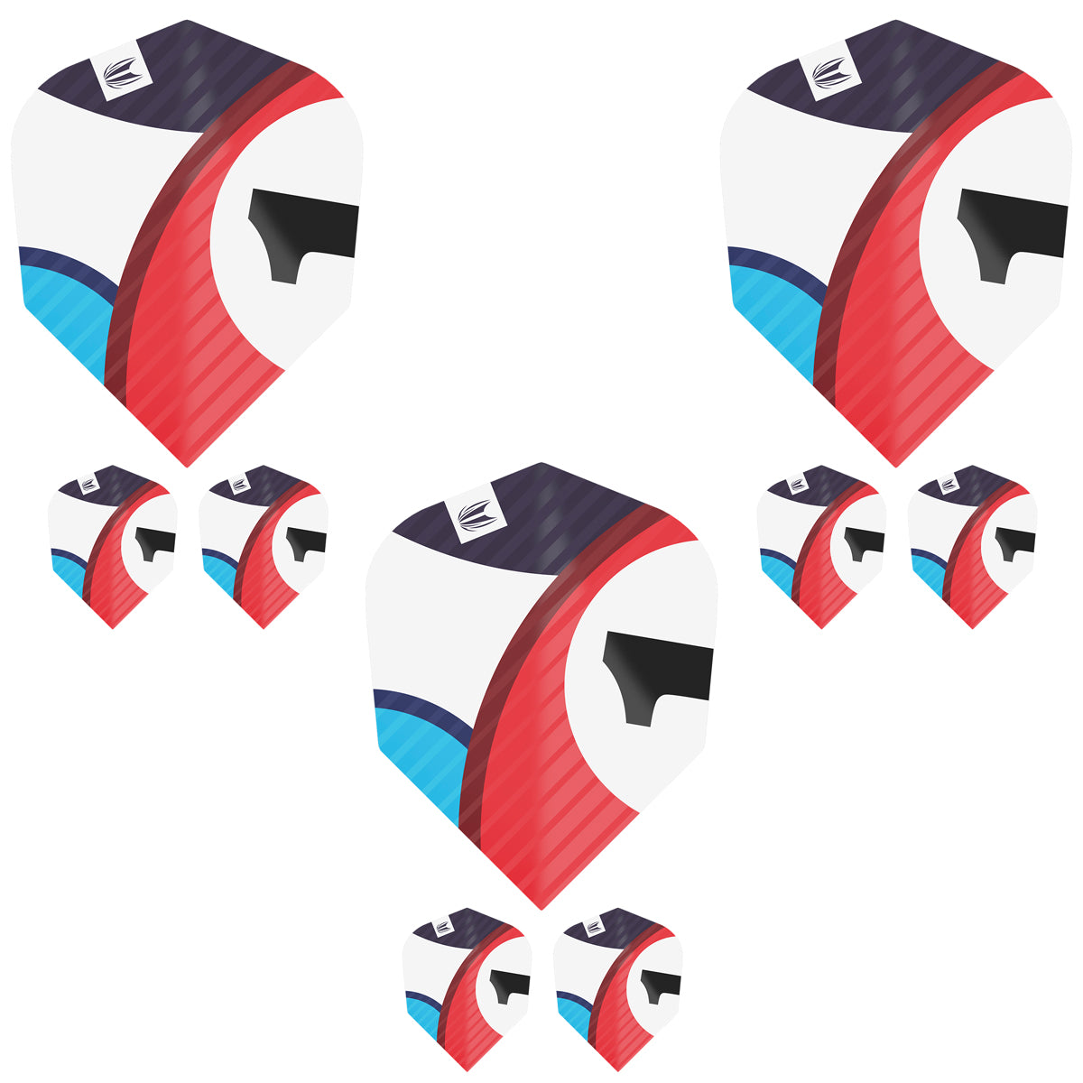 Chicane Pro.Ultra Blue No6 Dart Flights by Target