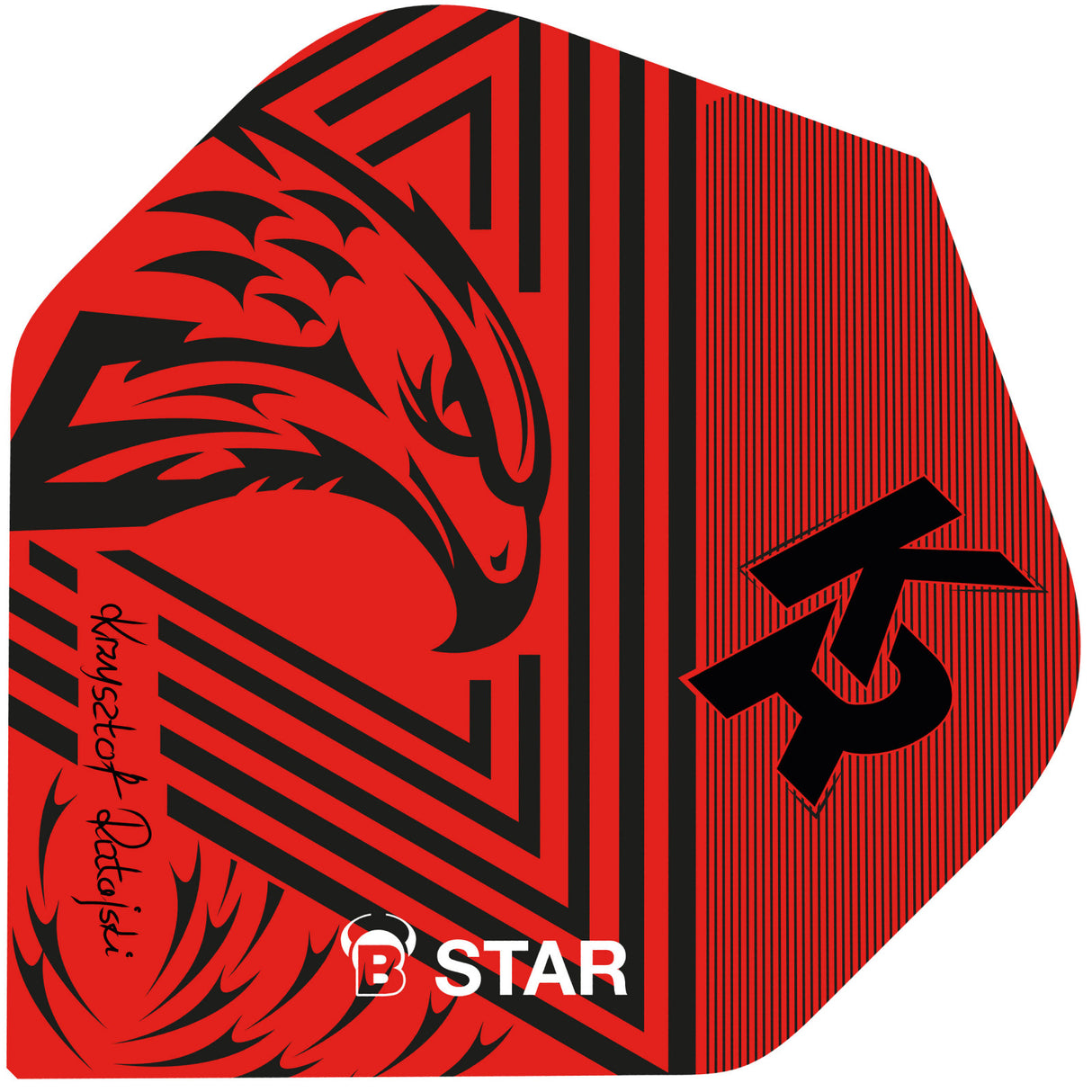 Krzysztof Ratajski Scoremaster B-Star Standard Dart Flights by Bulls