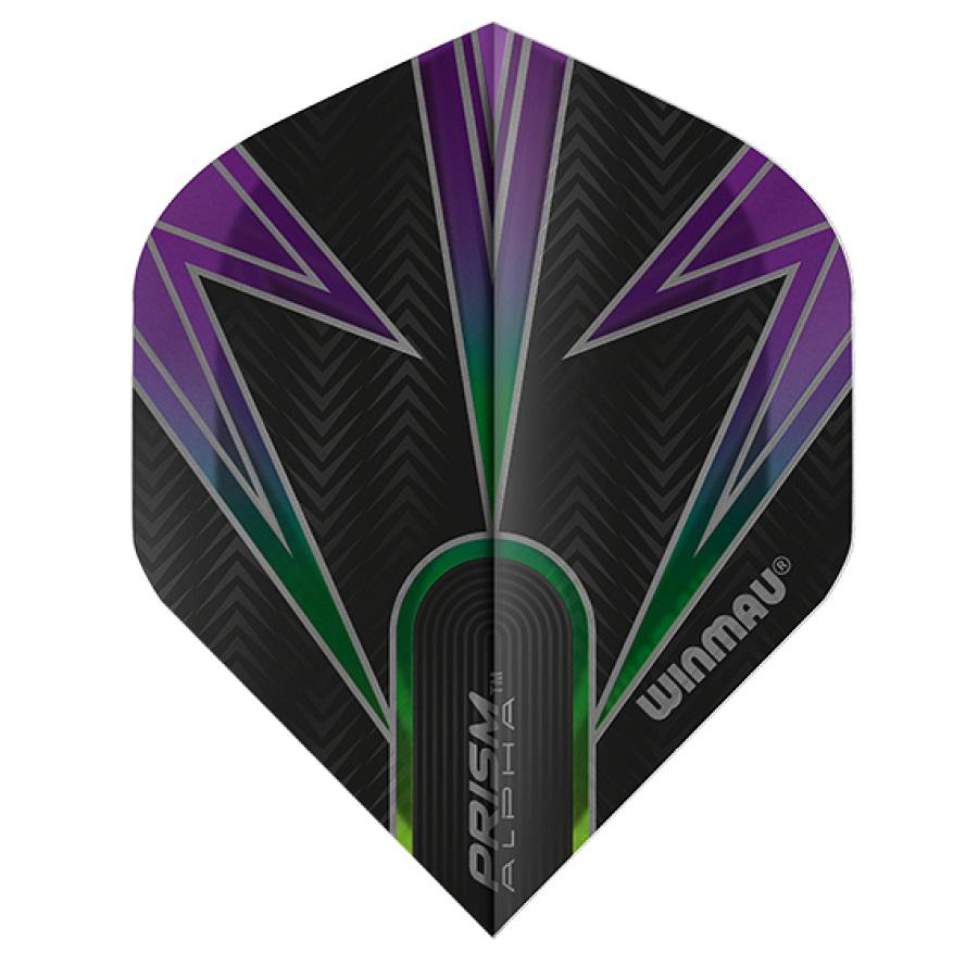 Winmau Prism Alpha Translucent Purple Dart Flights Standard