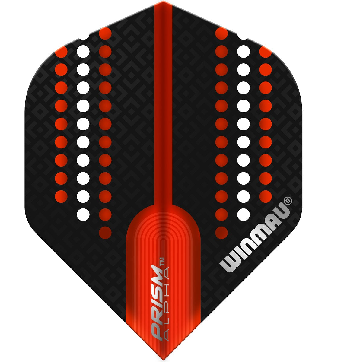 Winmau Prism Alpha Red / Black Translucent Dart Flights Standard
