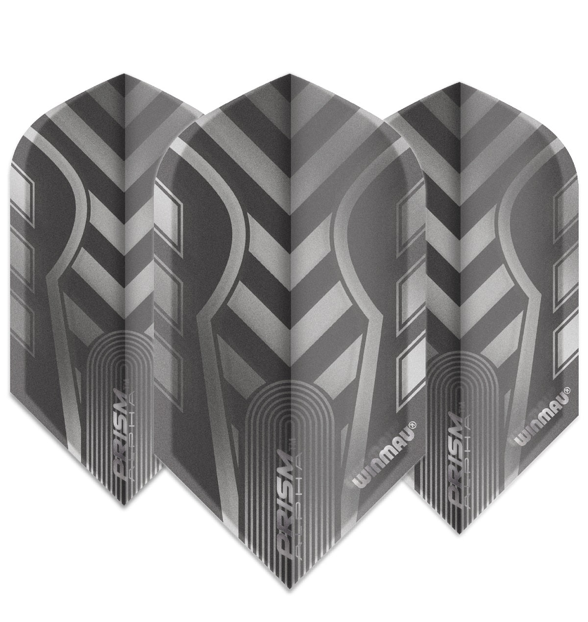 Winma Prism Zeta Dart Flights 100 micron Slim Grey