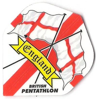 British Pentathlon England St George Cross Dart Flights (BP8)